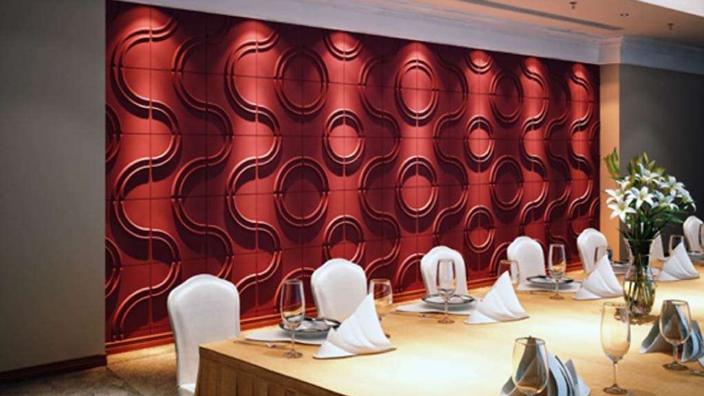 ứng dụng của tấm ốp tường trong nhà hàng