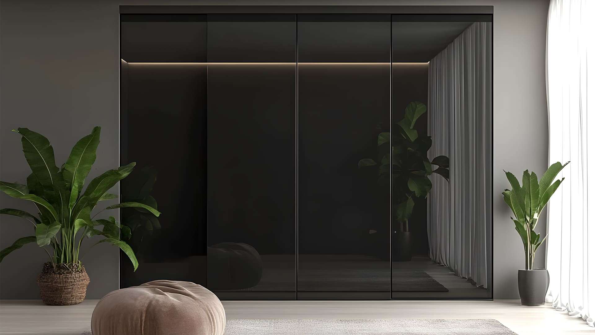 mẫu tủ quần áo acrylic 4 cánh