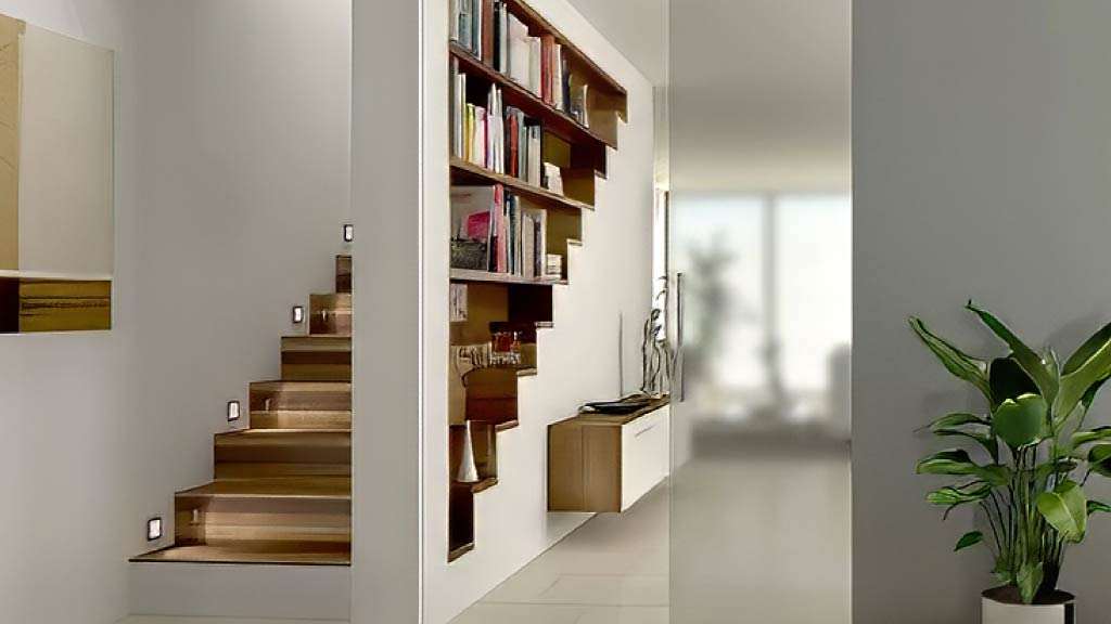 vách ngăn cầu thang bằng bê tông