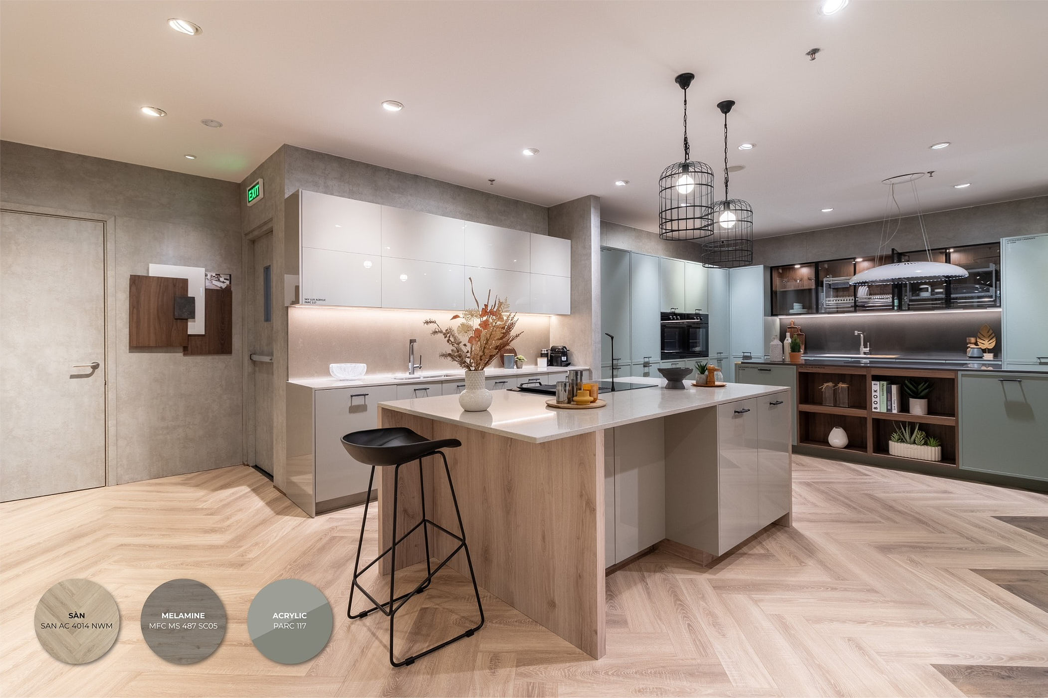 an cường và nội thất bếp