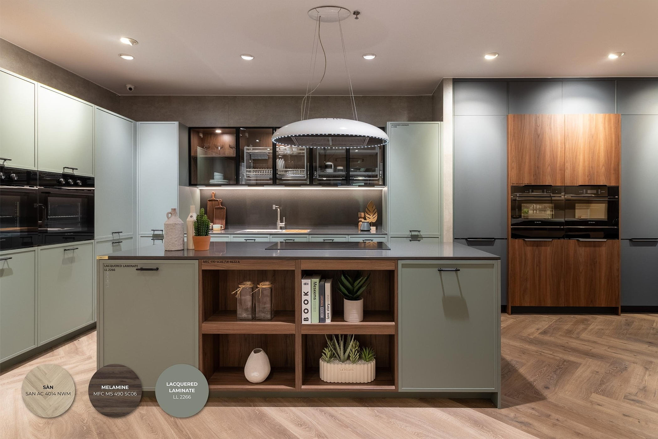 an cường và nội thất bếp