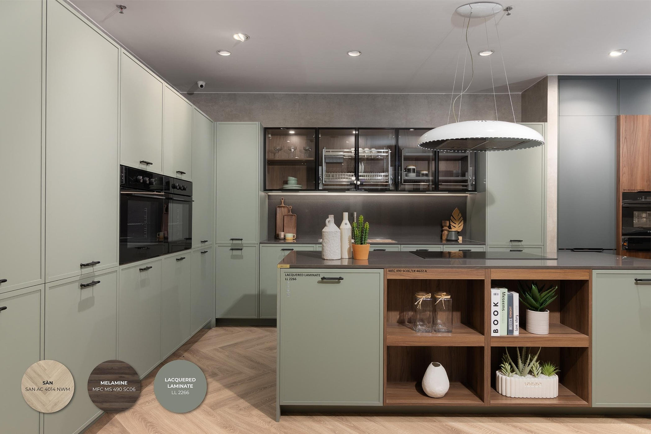 an cường và nội thất bếp