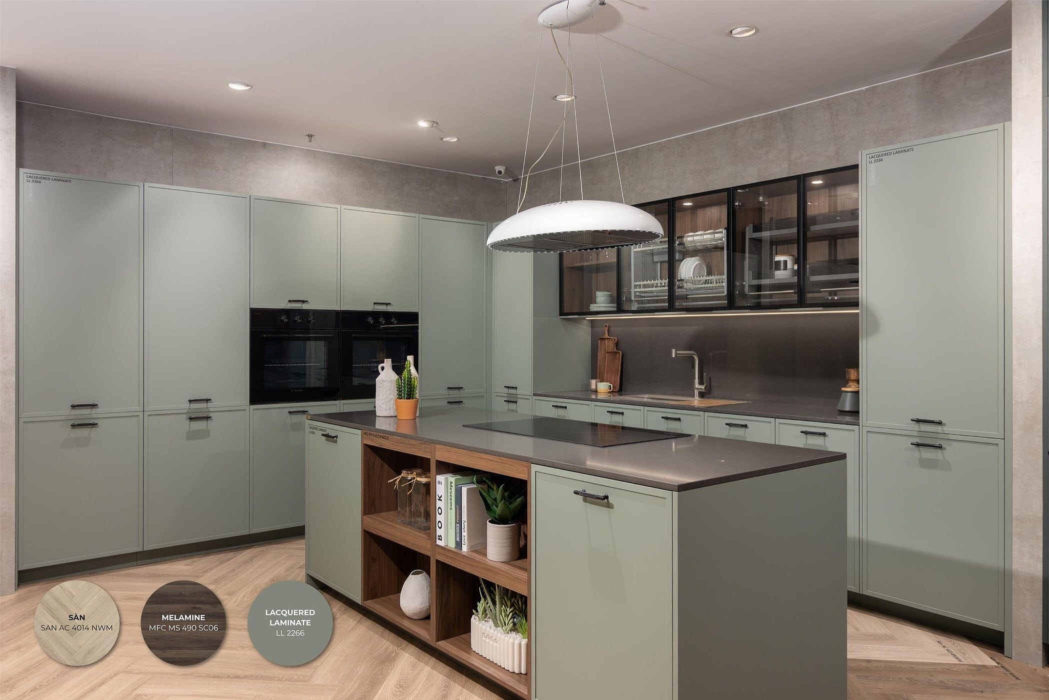 an cường và nội thất bếp