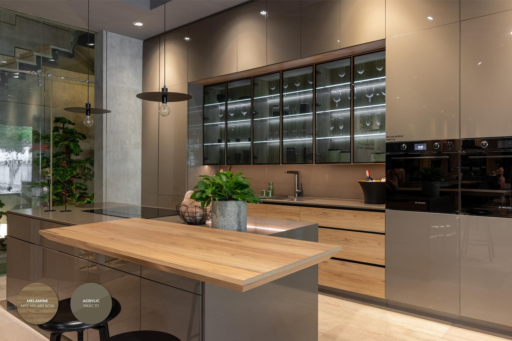 an cường và nội thất bếp