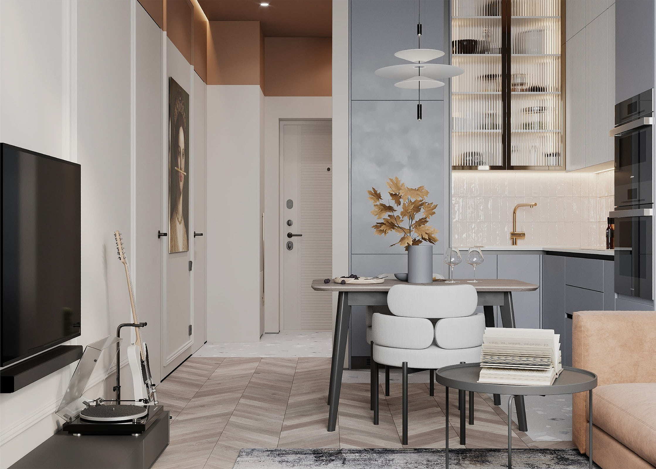 bộ phối màu sản phẩm của an cường