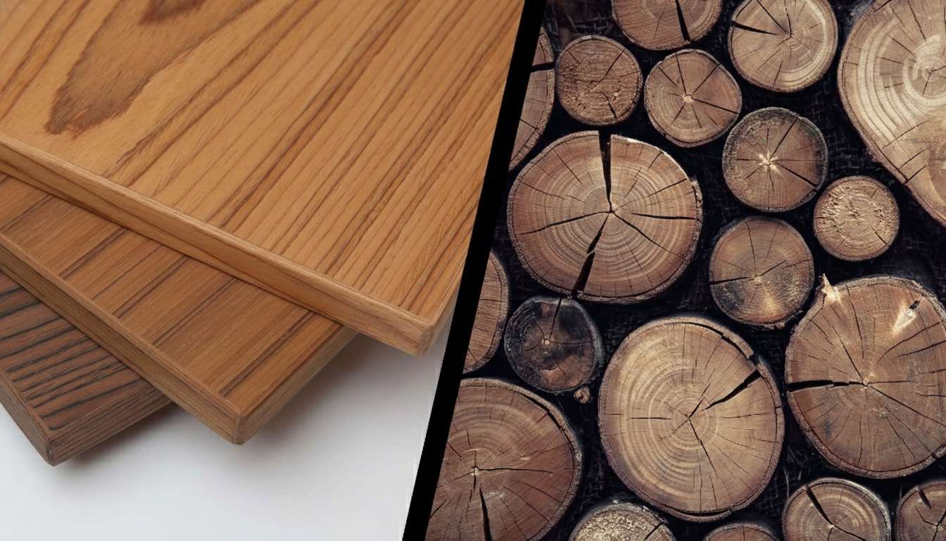 SO SÁNH GỖ CÔNG NGHIỆP VÀ GỖ TỰ NHIÊN CHI TIẾT NHẤT