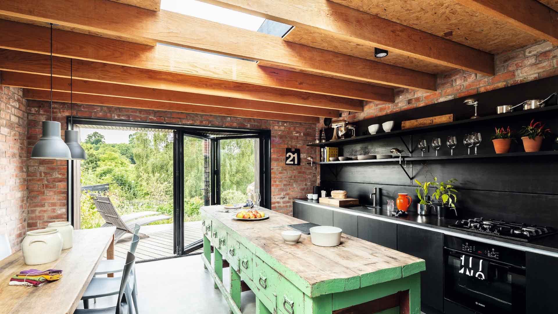 mẫu trần gỗ công nghiệp thanh lam