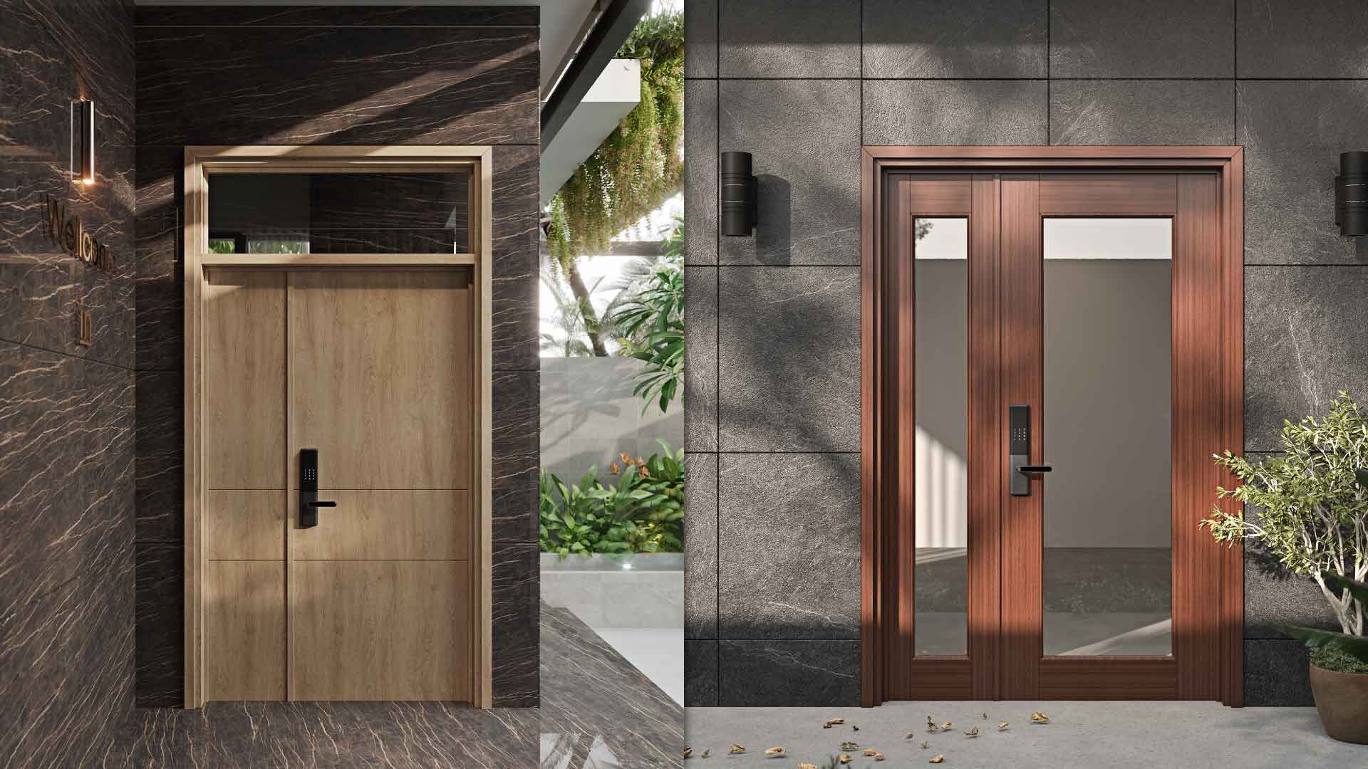 báo giá cửa gỗ công nghiệp