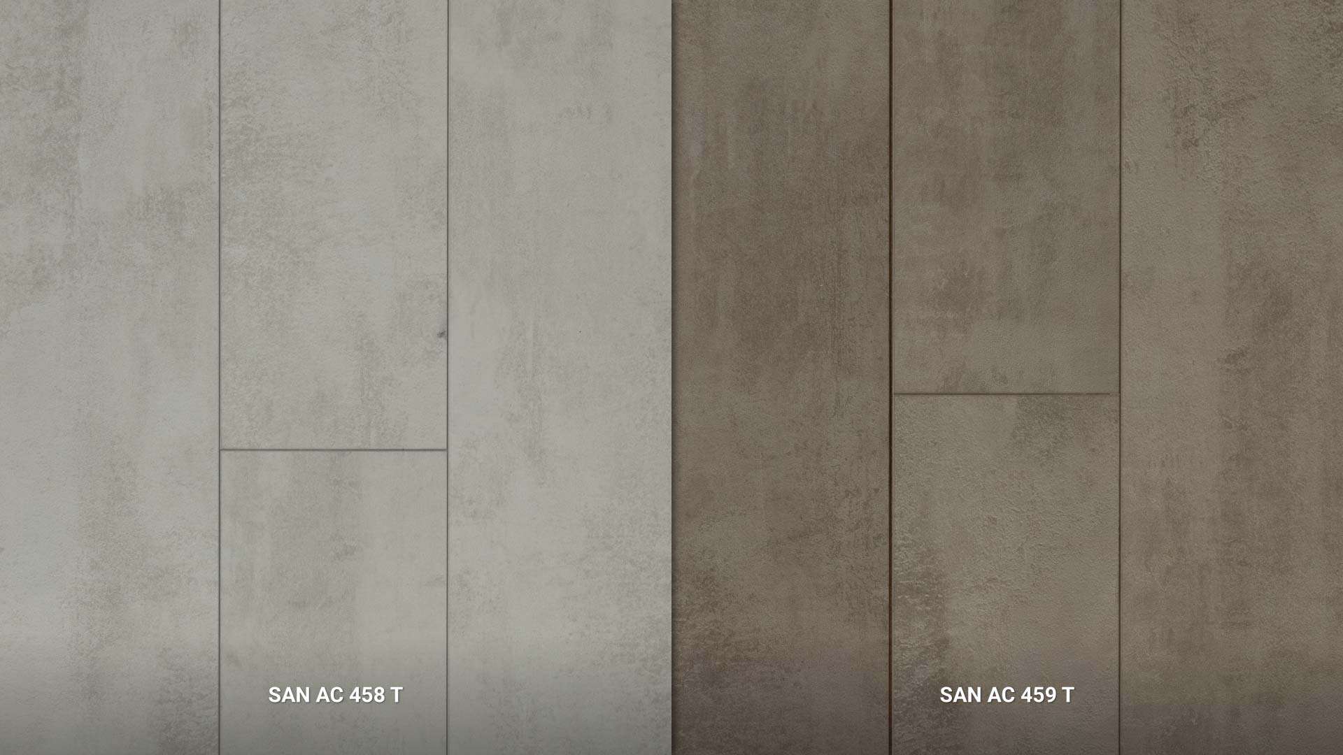 bảng màu sàn gỗ hiệu ứng Oxid mã 458, mã 459