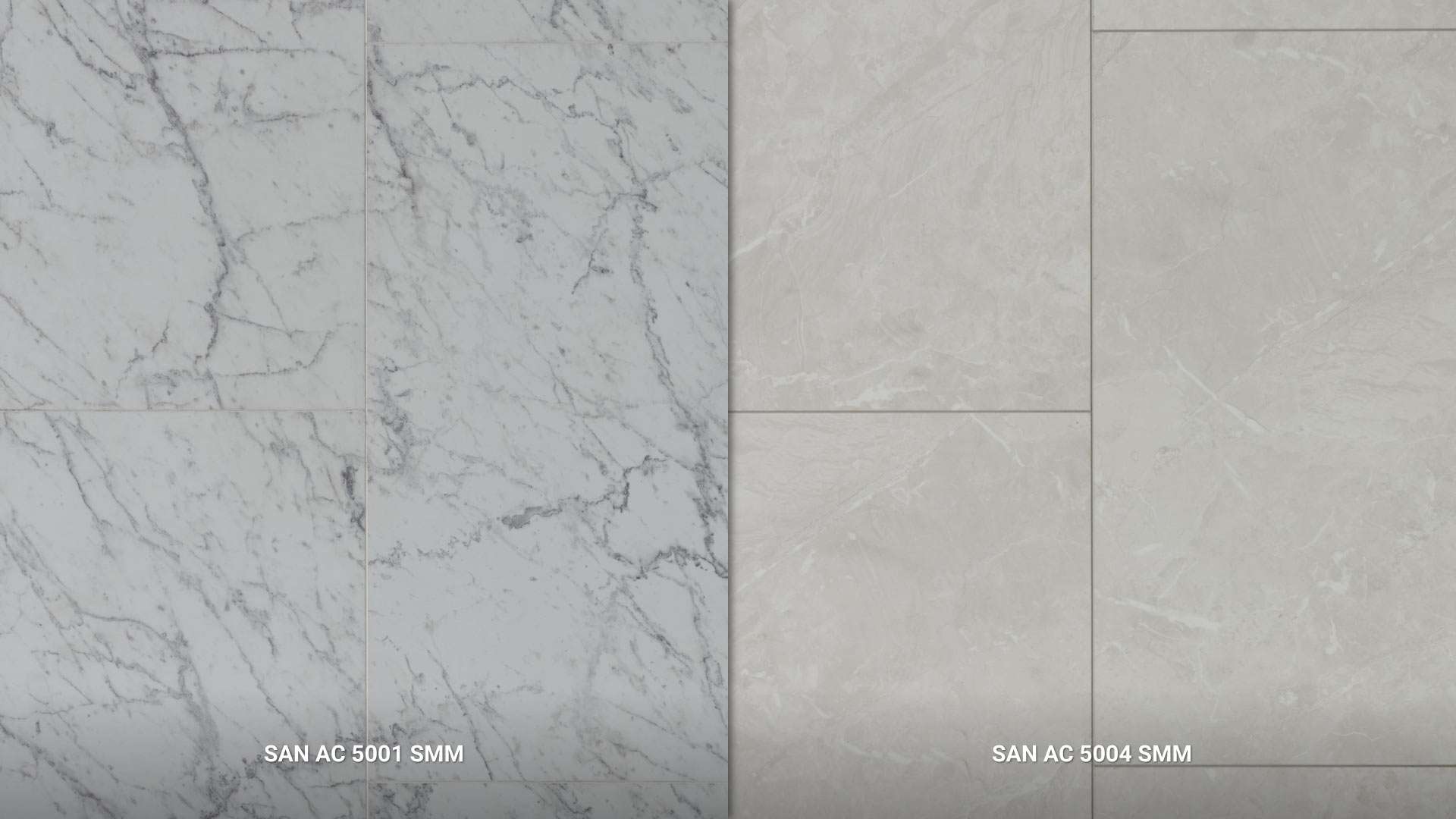 bảng màu sàn gỗ hiệu ứng vân đá mã 5001, mã 5004