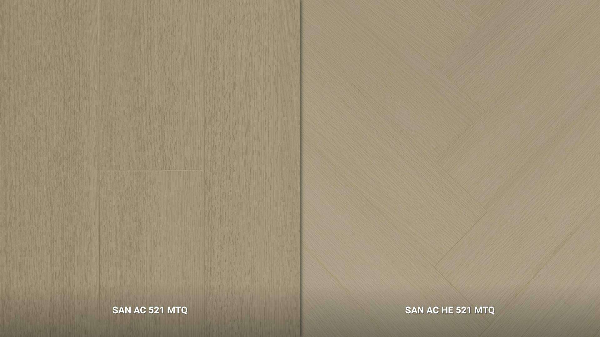 bảng màu sàn gỗ Sồi mã 521