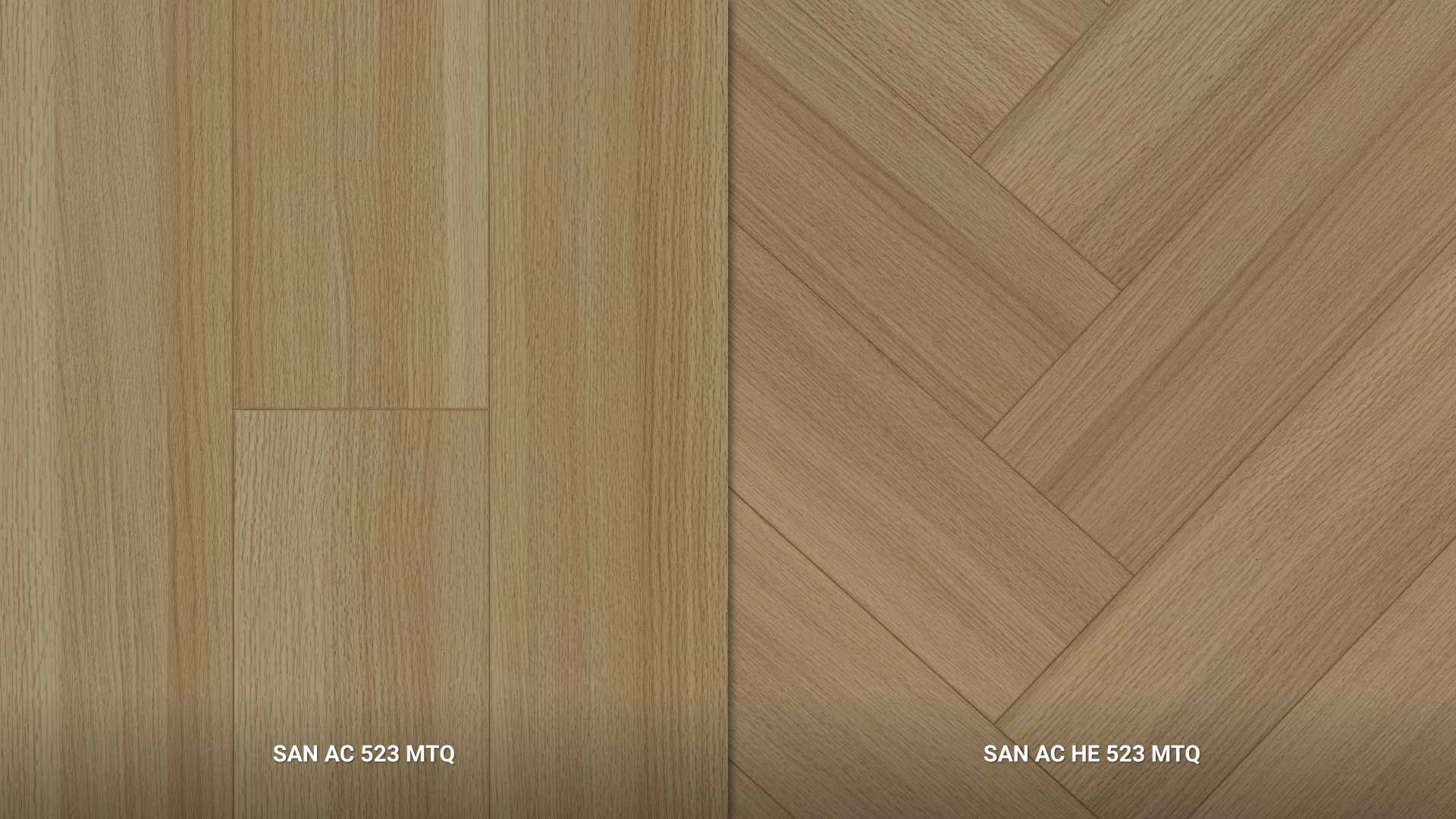 bảng màu sàn gỗ Sồi mã 523