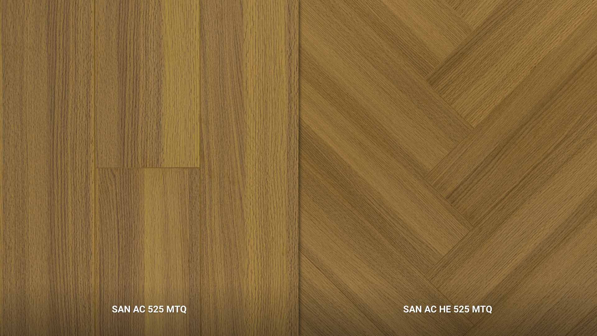 bảng màu sàn gỗ Sồi mã 525