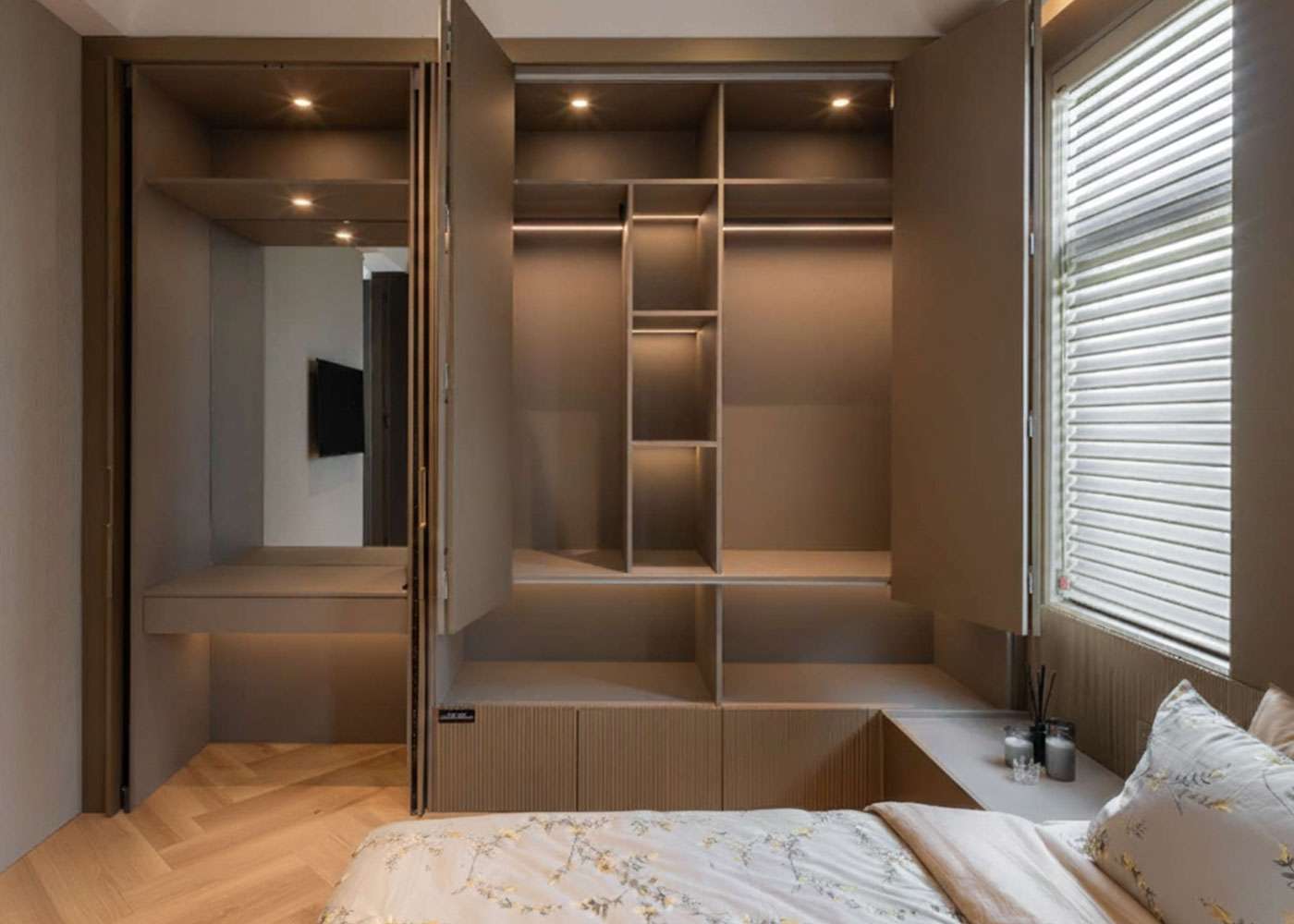 20 mẫu tủ quần áo gỗ công nghiệp đẹp, hiện đại