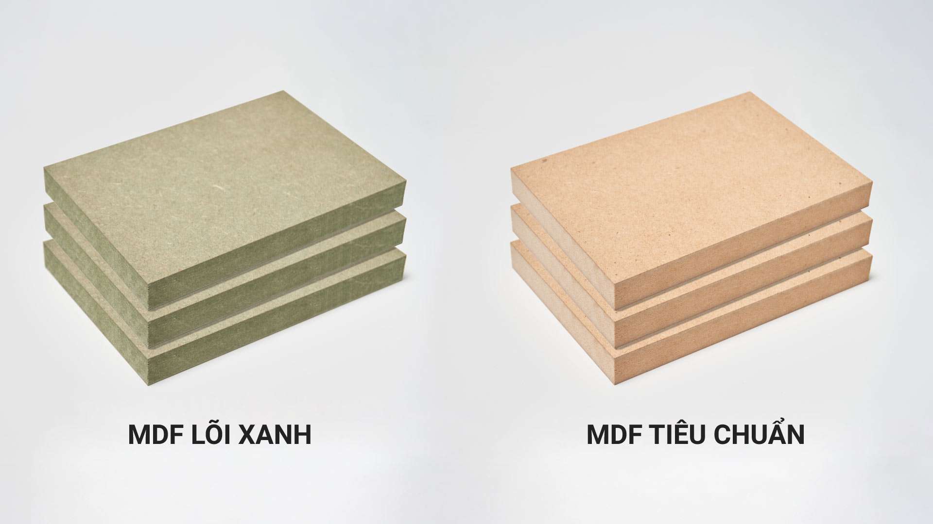 mdf chống ẩm lõi xanh
