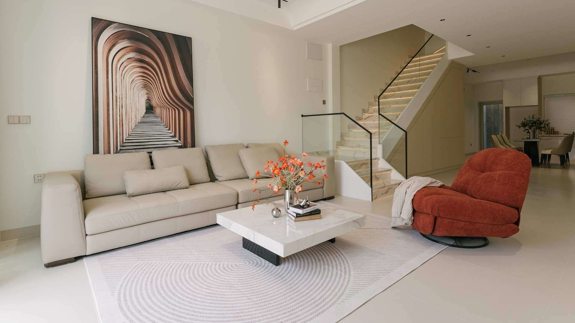 mẫu nội thất phòng khách cho biệt thự