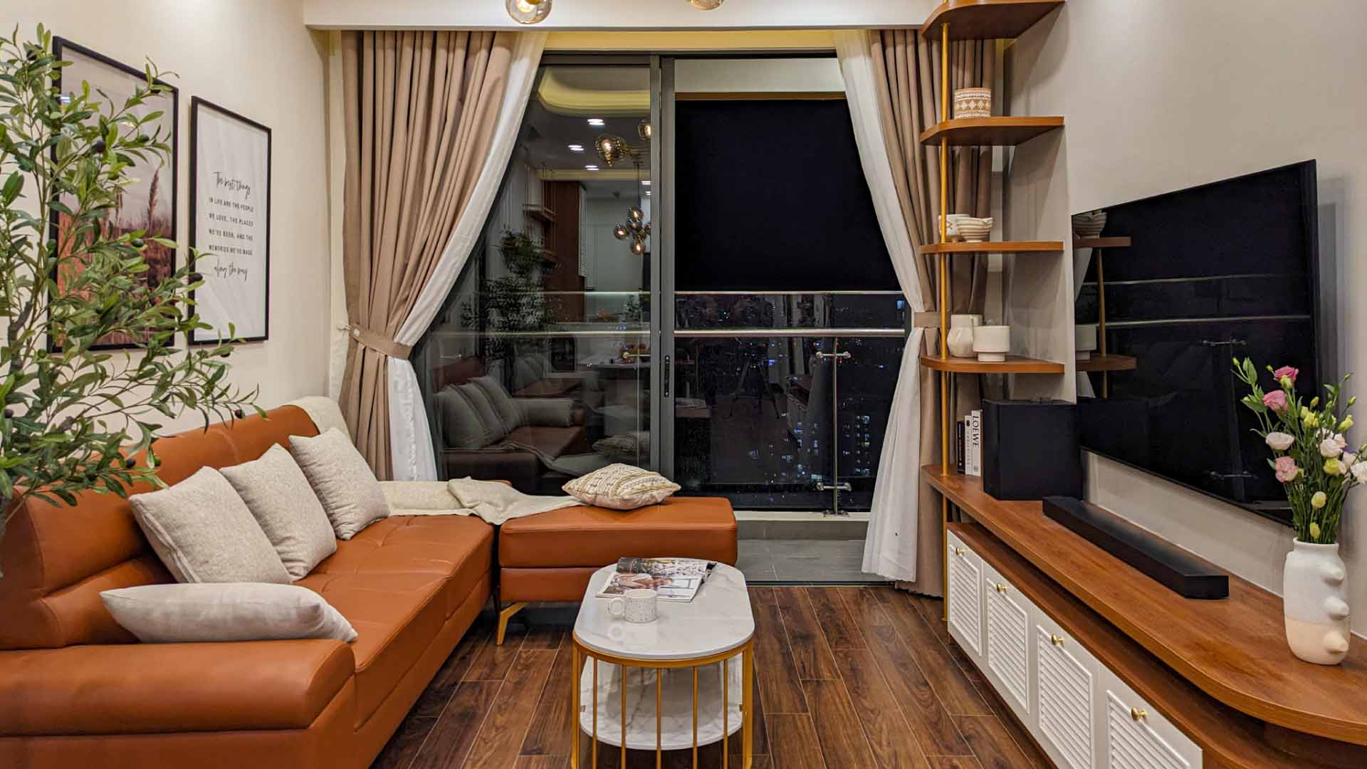 mẫu phòng khách phong cách bắc âu