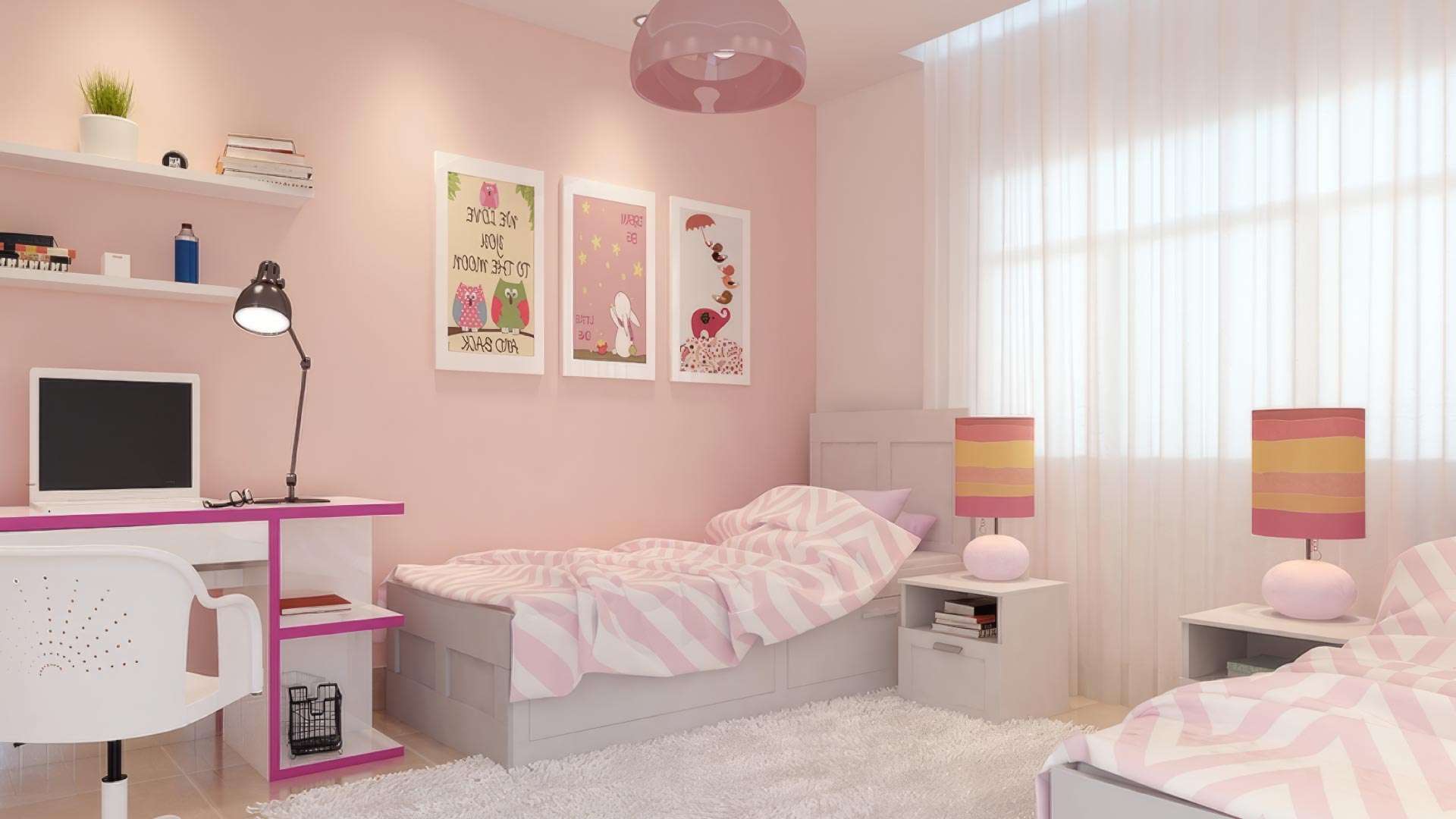 bảng phối màu hồng đào với be