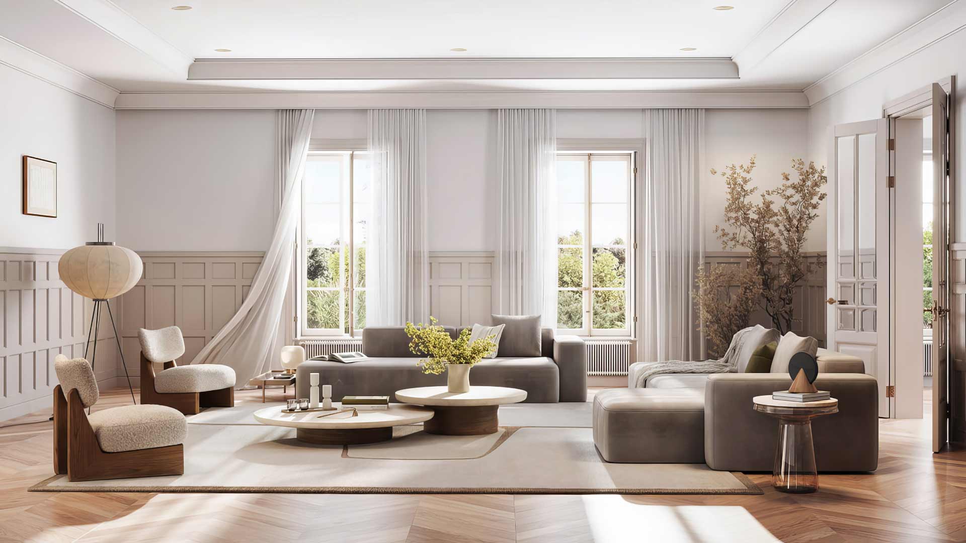 Chọn màu sàn gỗ cho phong cách Bắc Âu