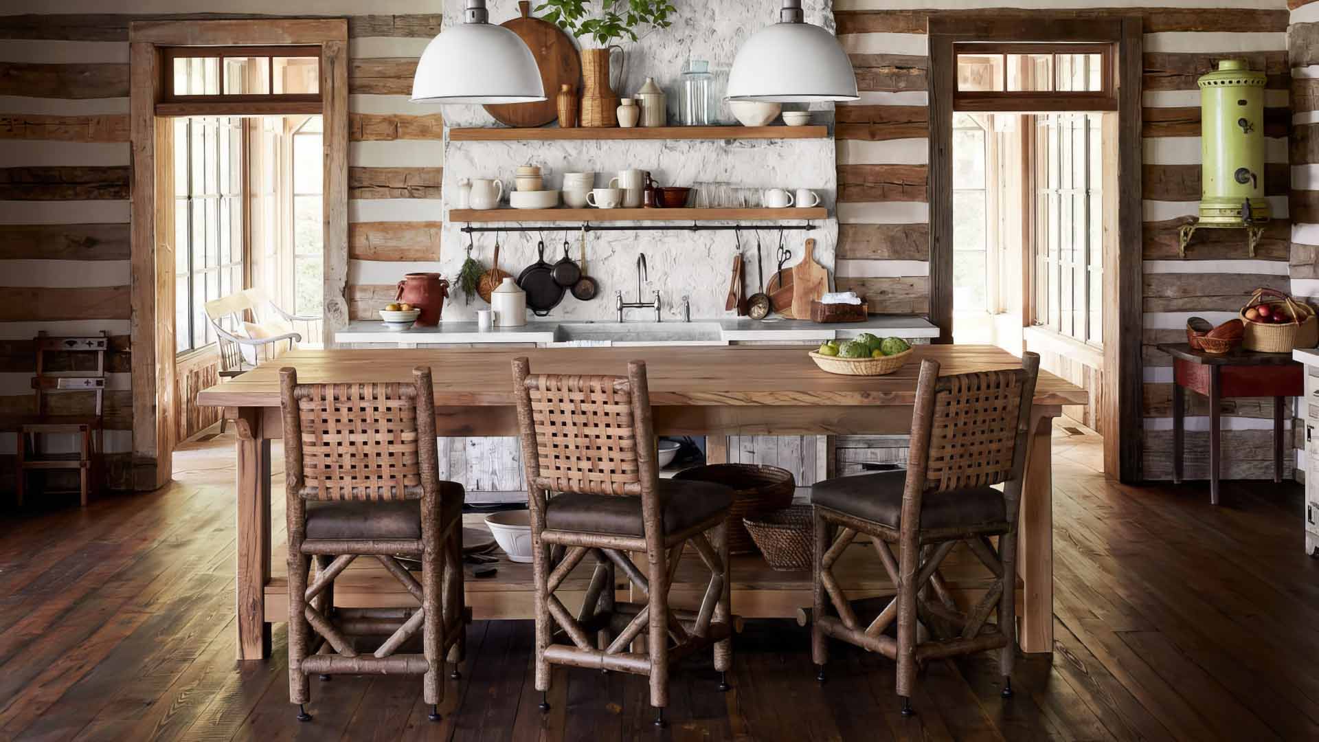 Chọn màu sàn gỗ cho phong cách đồng quê