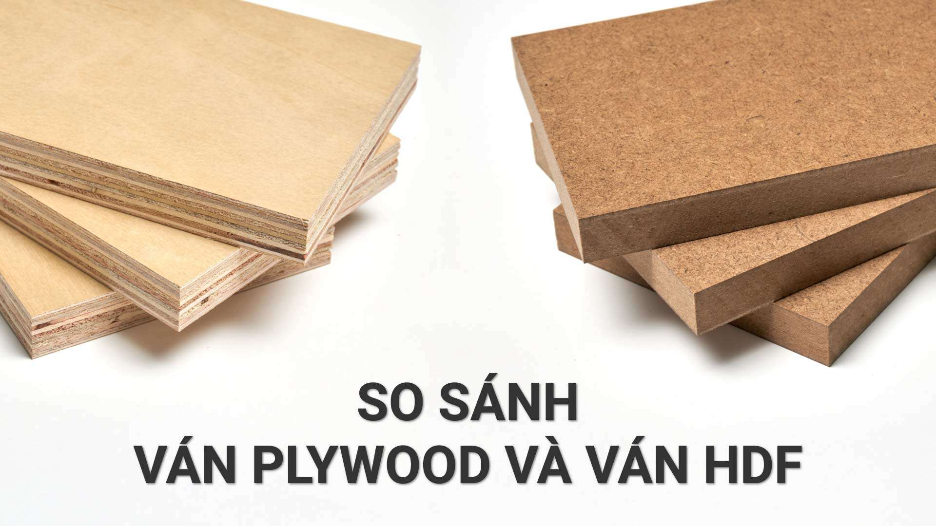 plywood và hdf