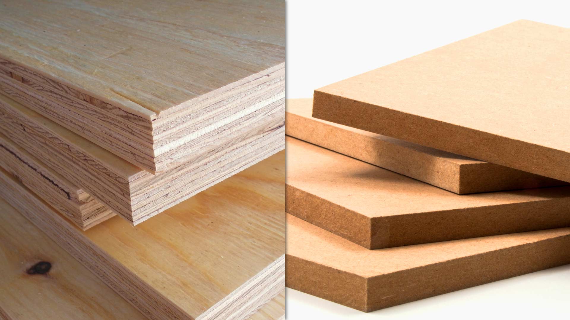 ván plywood và gỗ hdf