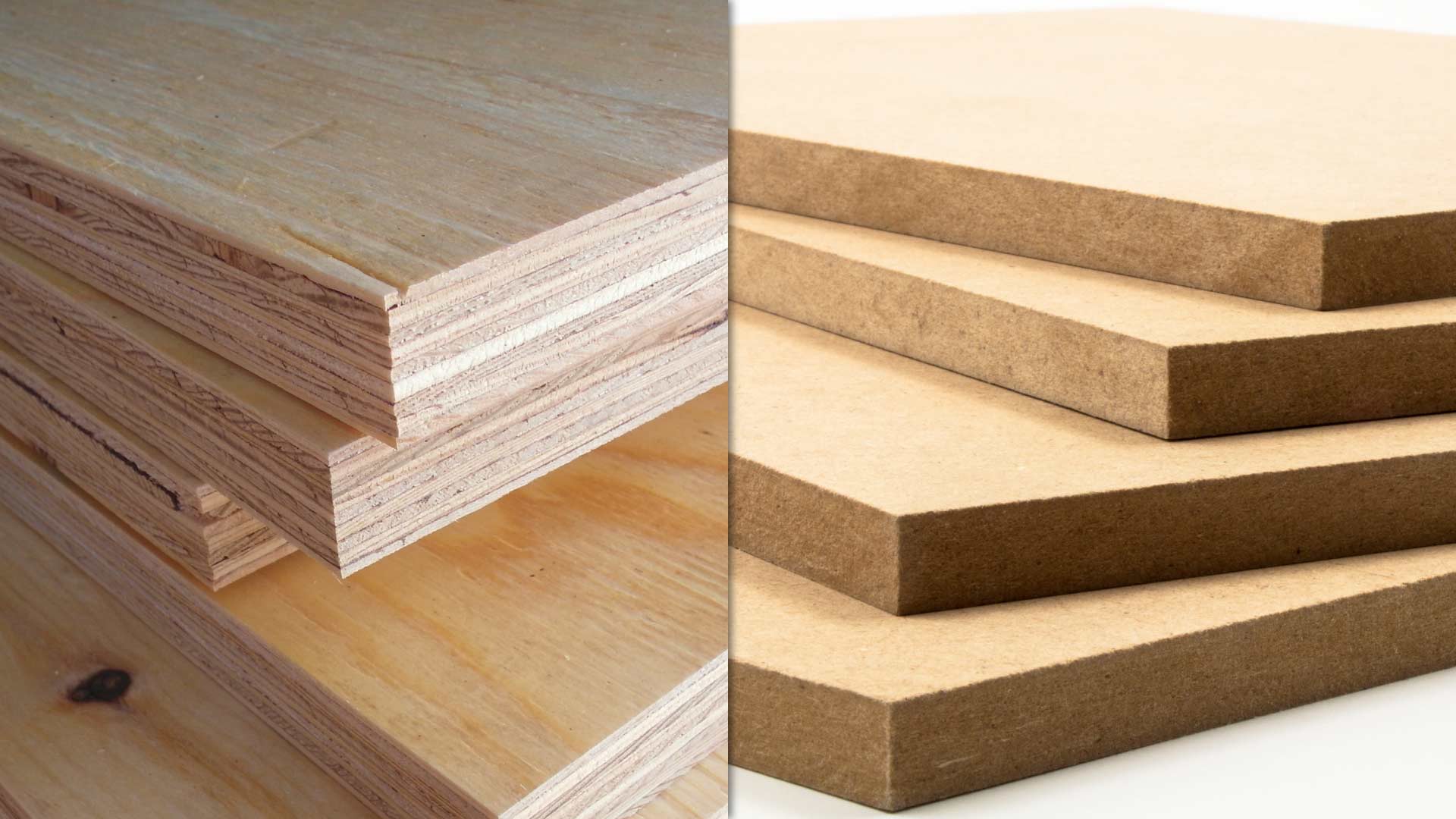 ván plywood và gỗ mdf