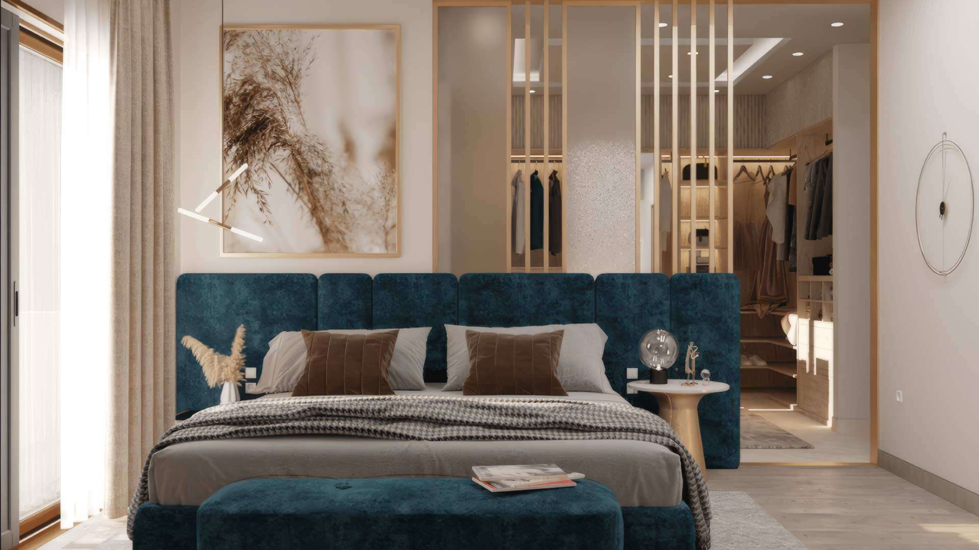 tấm vách ngăn phòng ngủ