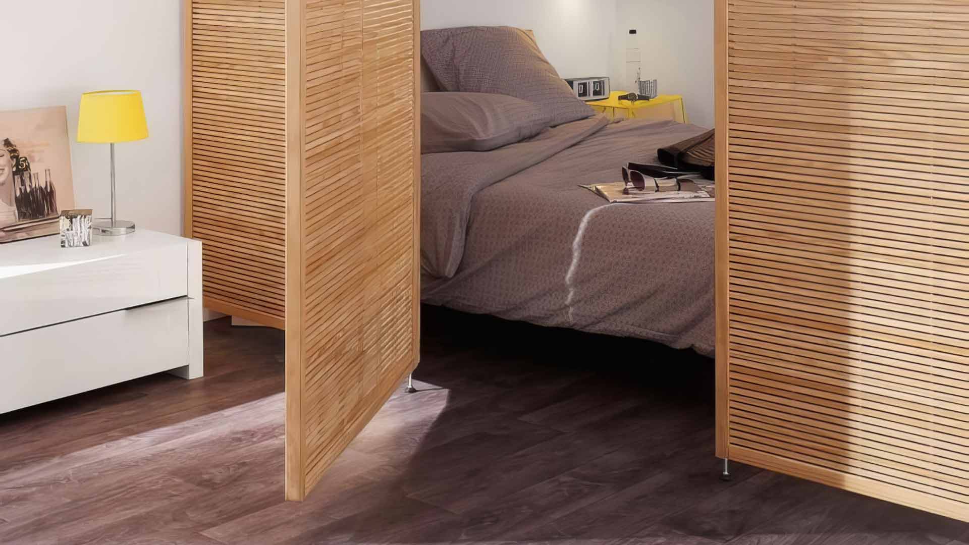 vách ngăn phòng ngủ bằng nhựa pvc