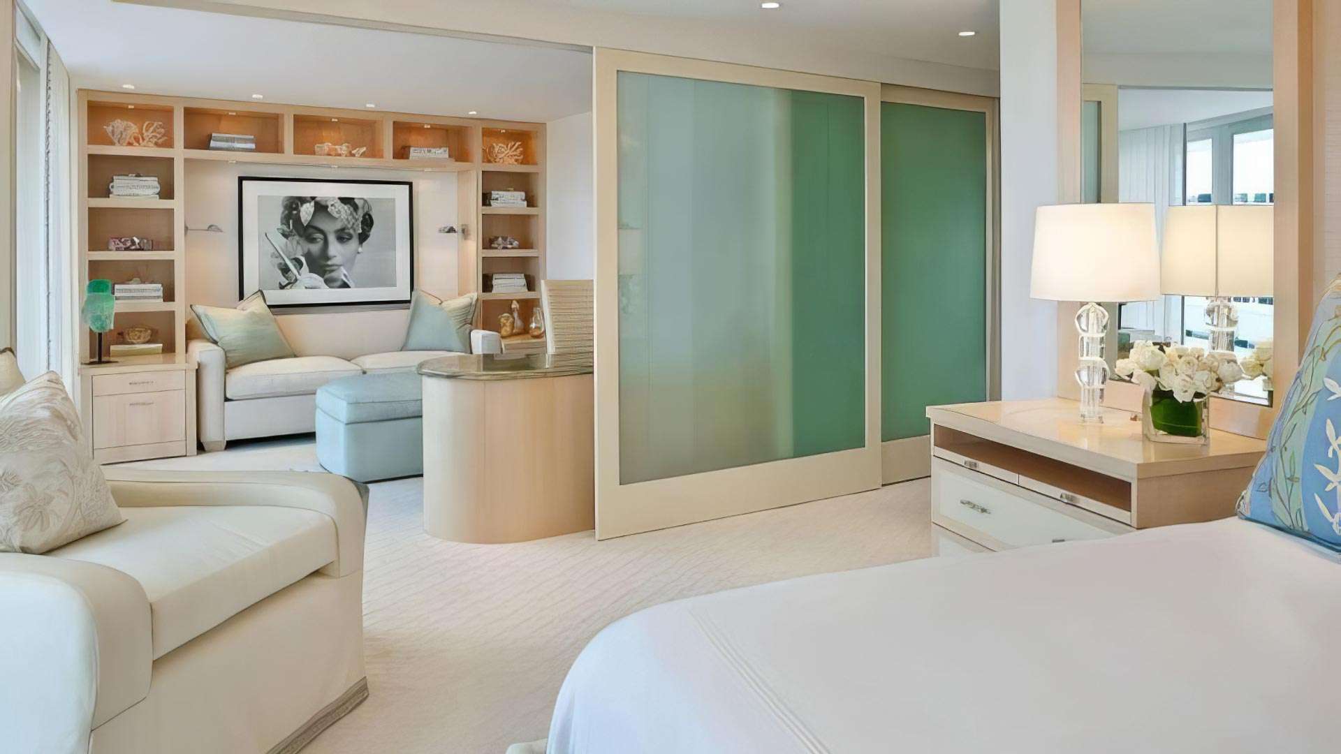 vách ngăn phòng ngủ bằng tấm pu