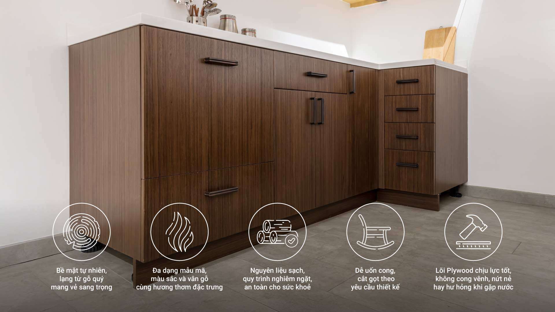 gỗ plywood phủ veneer