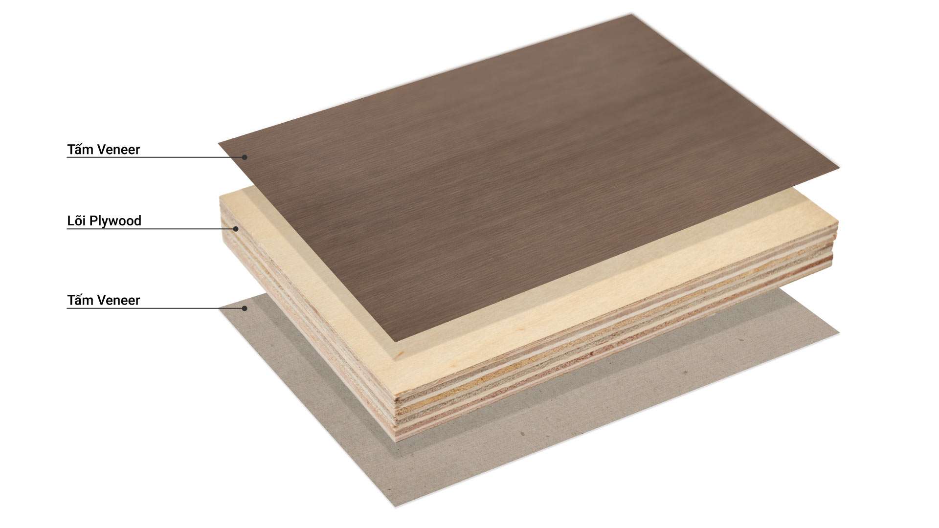 plywood phủ veneer