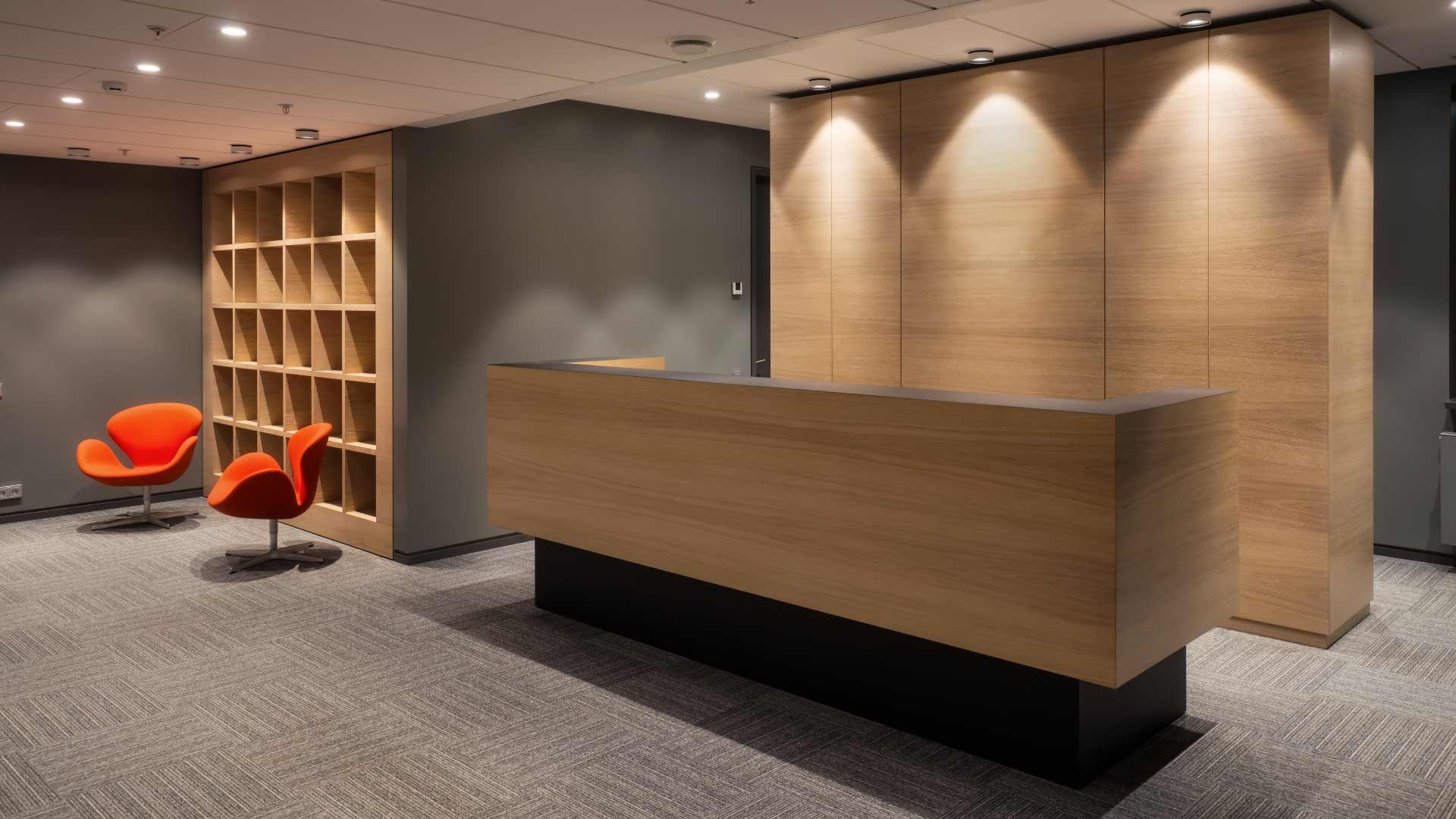 ứng dụng plywood trong văn phòng