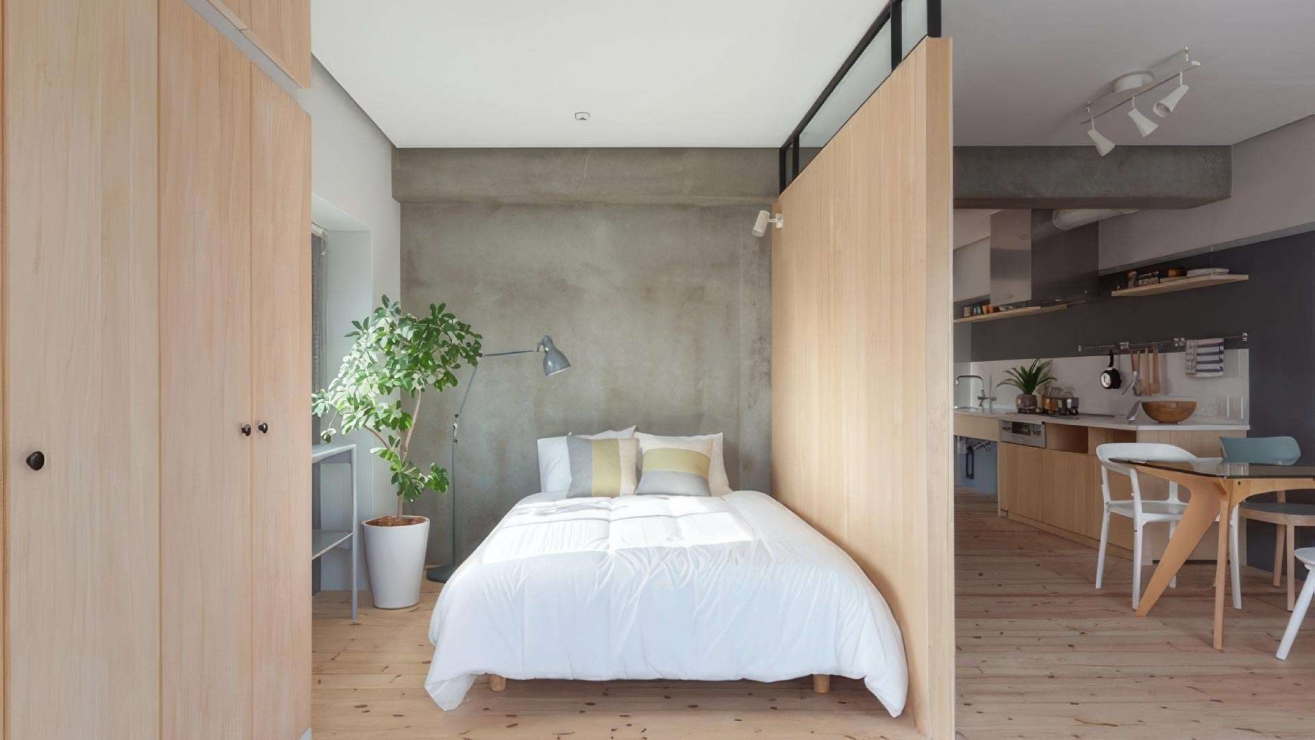 vách ngăn gỗ công nghiệp