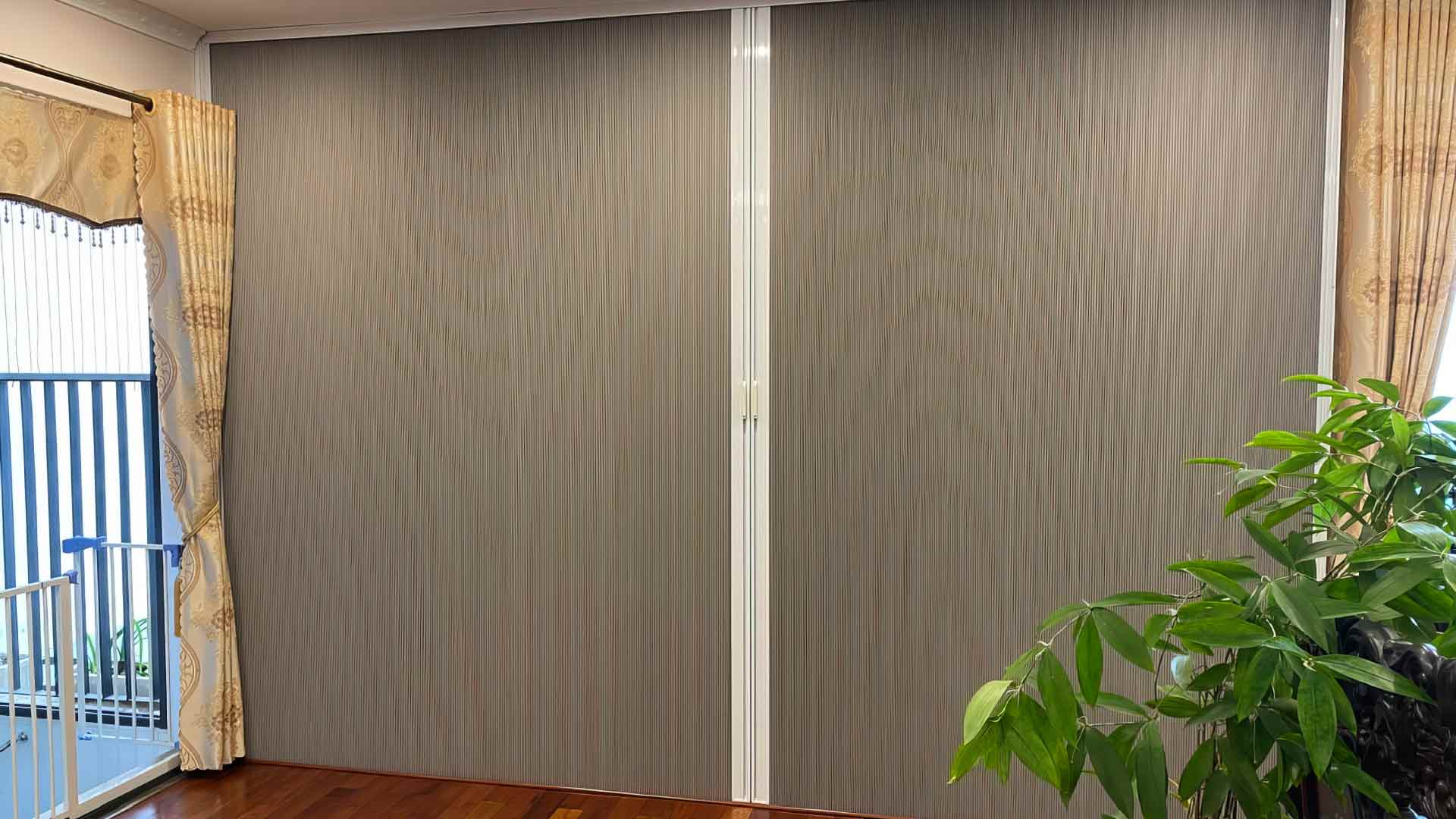 vách ngăn vải tổ ong