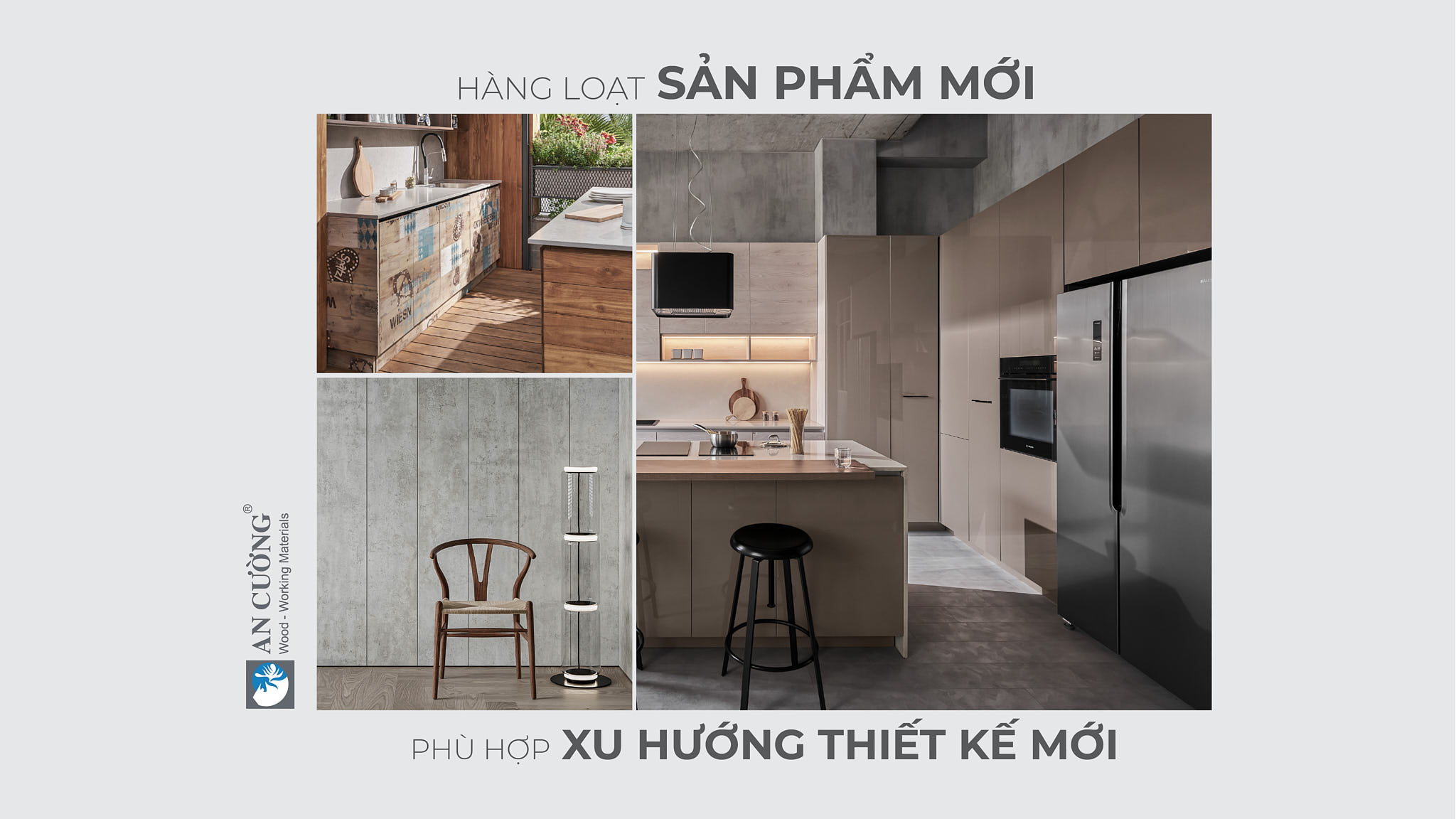 AN CƯỜNG TUNG RA HÀNG LOẠT SẢN PHẨM MỚI PHÙ HỢP VỚI XU HƯỚNG THIẾT KẾ MỚI