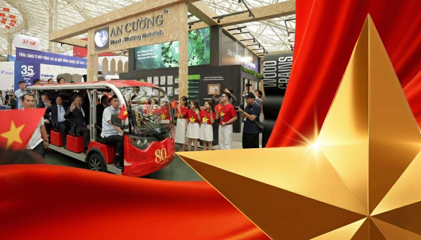 GIAN HÀNG AN CƯỜNG TẠI TRIỂN LÃM THÀNH TỰU ĐẤT NƯỚC