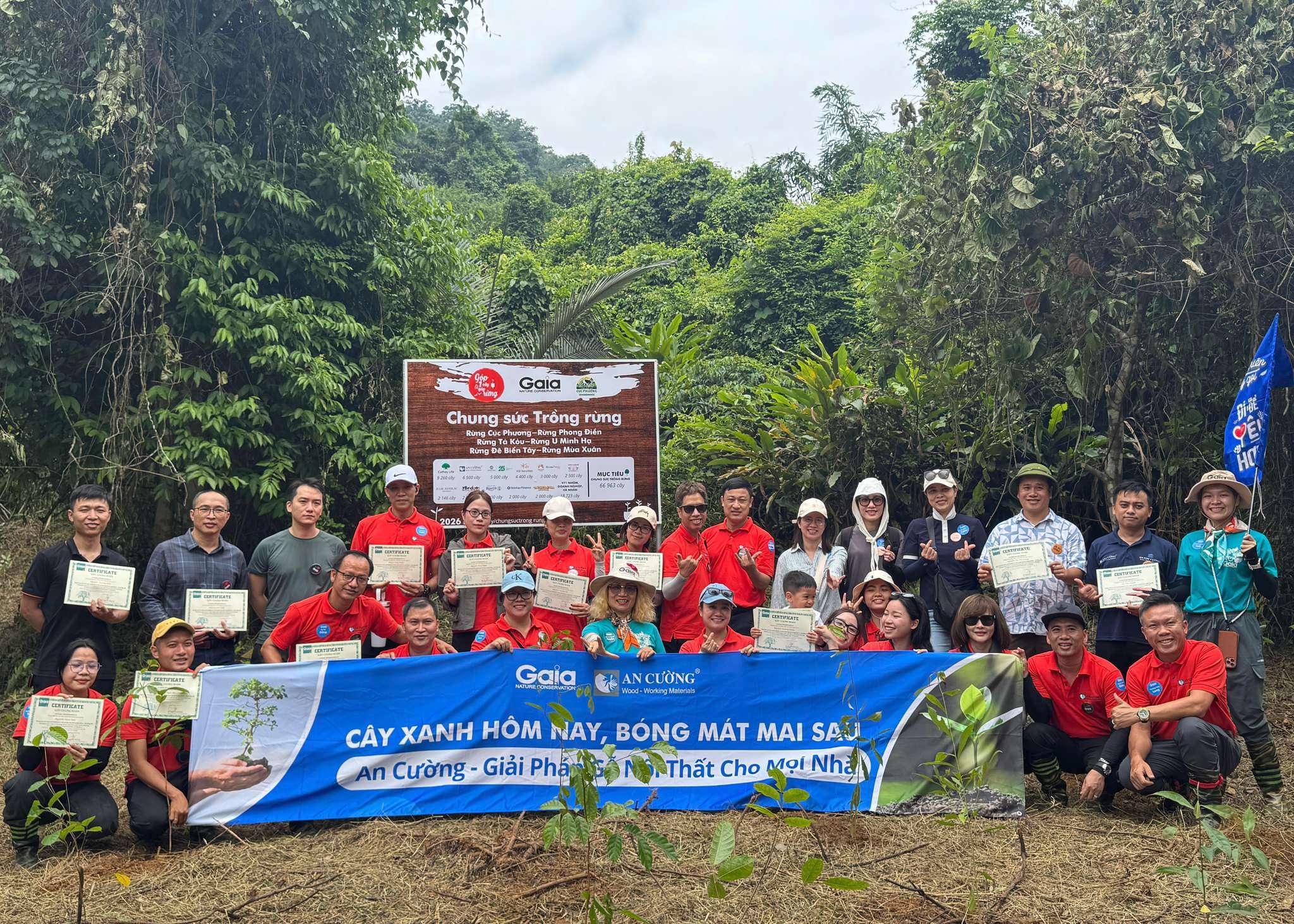 AN CUONG JOINS HANDS WITH GAIA TO PLANT 10,000 TREES AND GREEN VIETNAM’S FORESTS | PLANTING GREEN TODAY, CREATING SHADE FOR TOMORROW