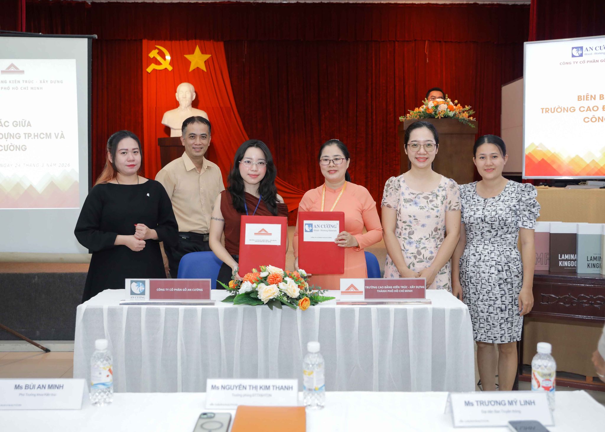 LỄ KÝ KẾT MOU AN CƯỜNG & CAO ĐẲNG KIẾN TRÚC - XÂY DỰNG TP. HCM