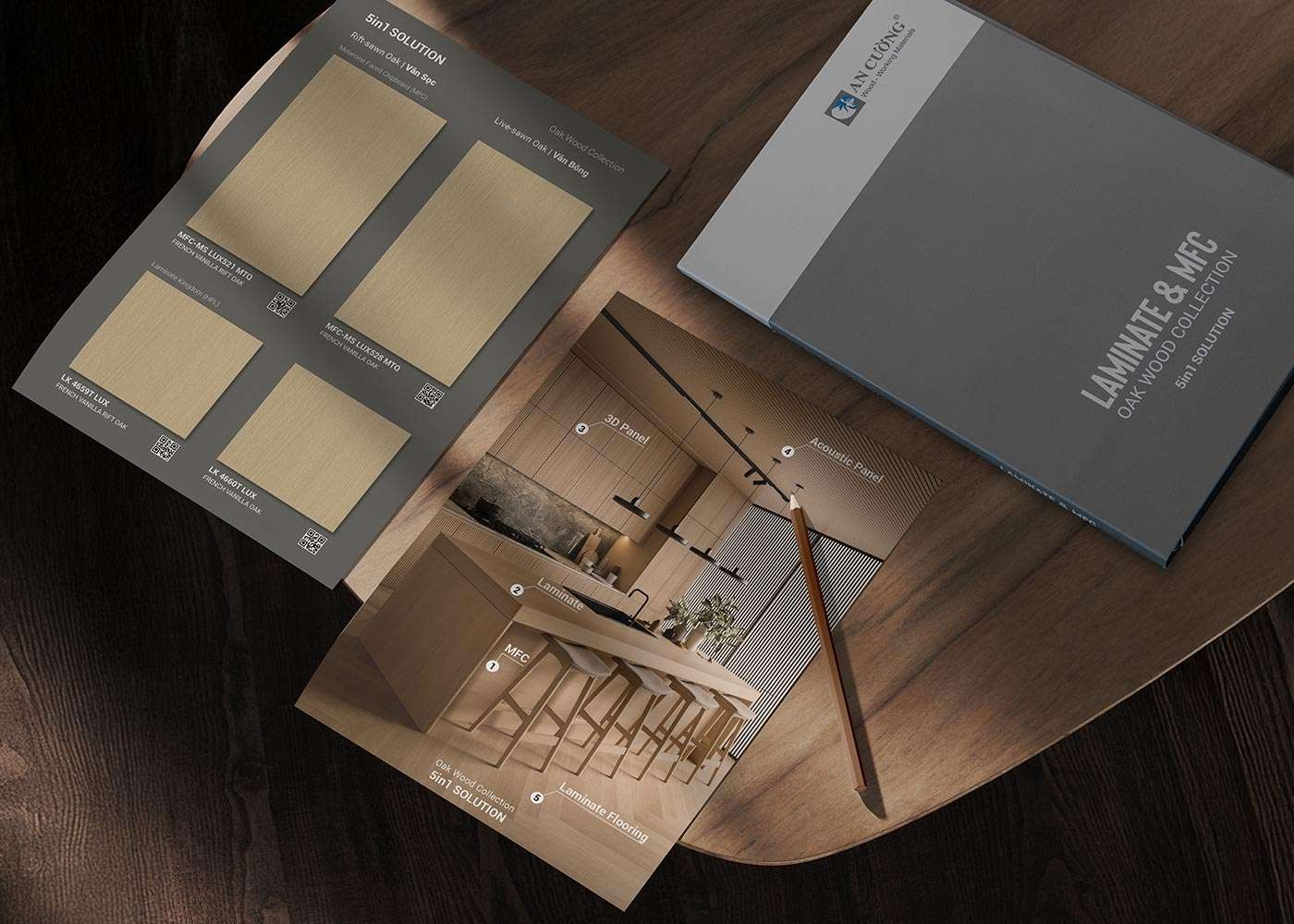 FIRST CLASS OAK OAK WOOD COLLECTION -5in1 HARMONY