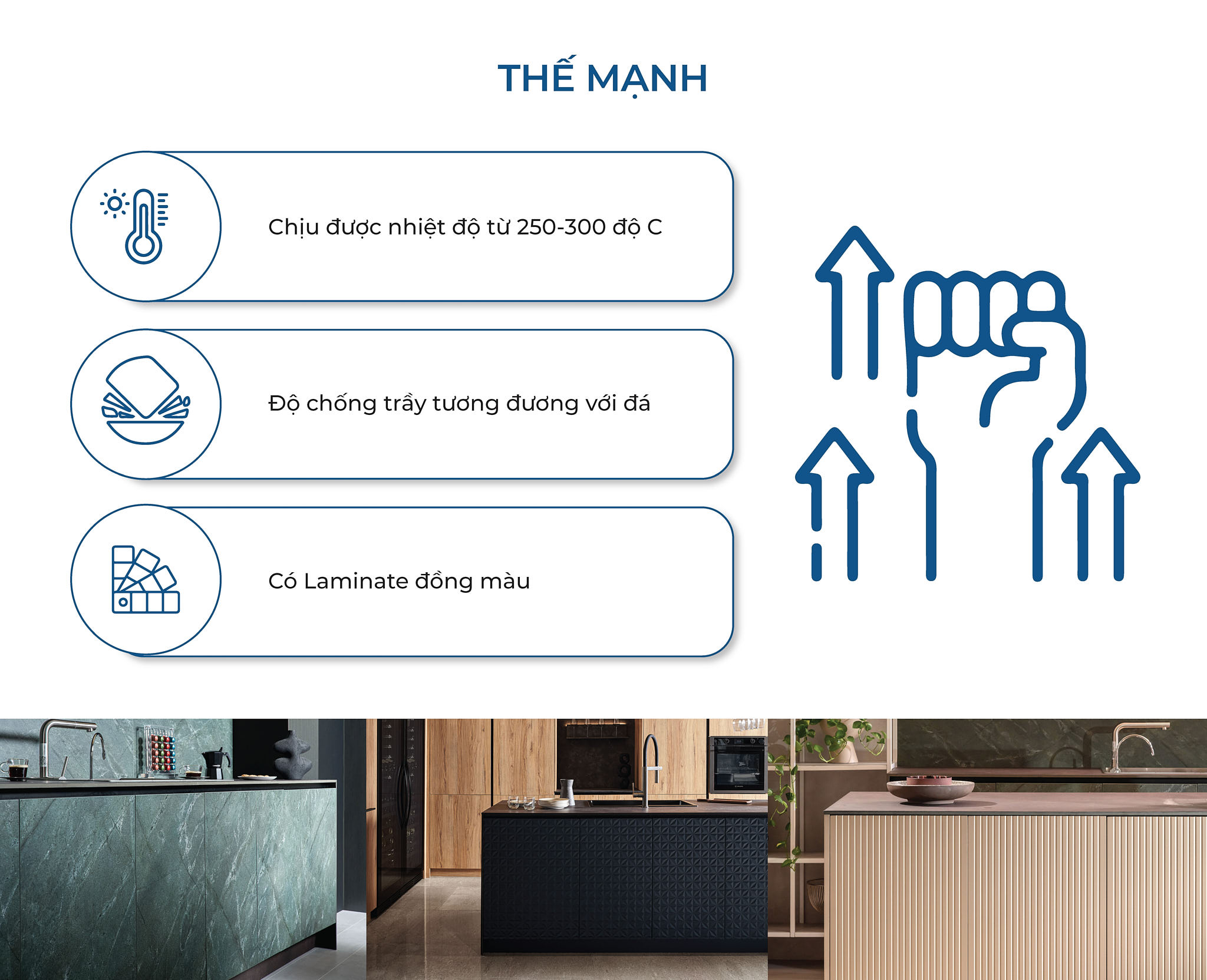 GIẢI PHÁP THAY THẾ MẶT TOP ĐÁ VỚI TẤM COMPACT LAMINATE  BY AN CƯỜNG