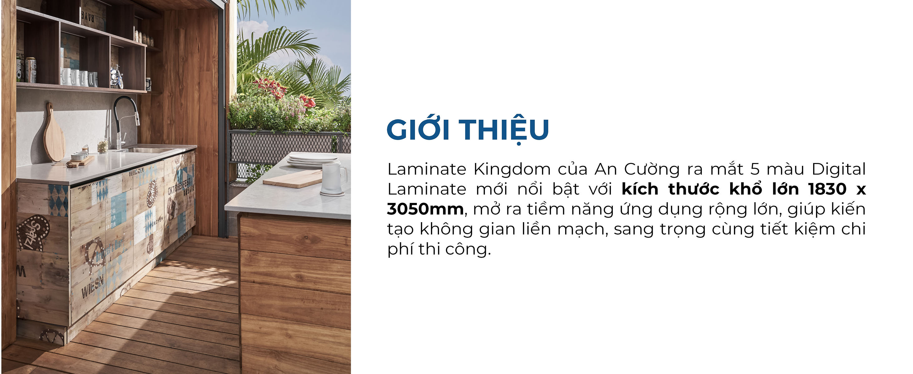 An Cường cho ra mắt 5 màu Digital Laminate mới, thuộc dòng hàng Laminate Kingdom.