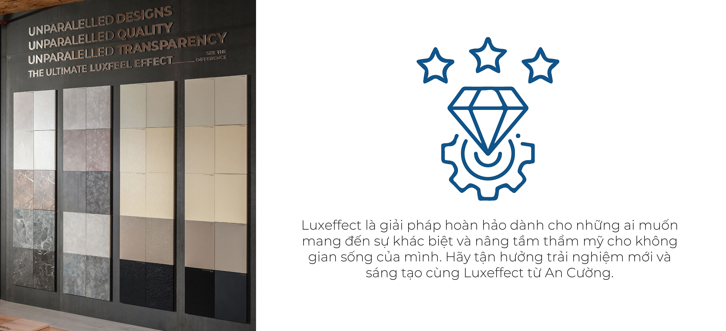 Bộ sưu tập Luxeffect của An Cường