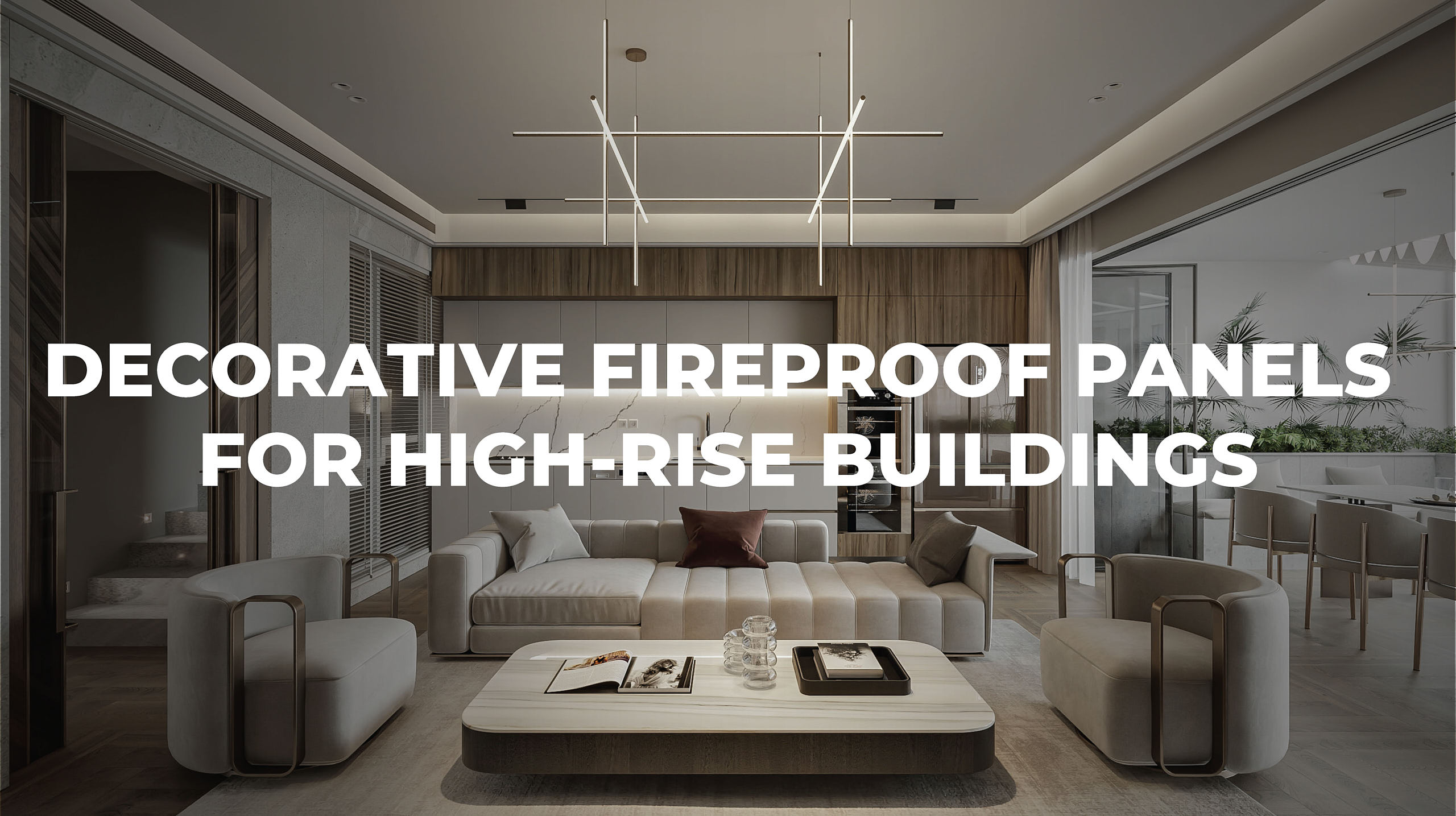 An Cường giới thiệu một giải pháp decor kết hợp hoàn hảo giữa tính năng chống cháy vượt trội và thiết kế tinh tế - Tấm chống cháy decor cho nhà cao tầng (Fire Proof Board).
