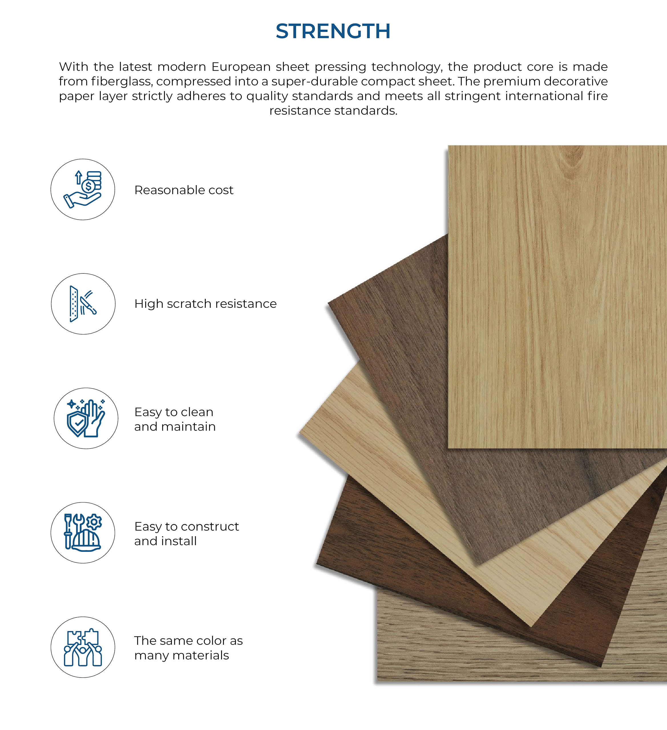 An Cường giới thiệu một giải pháp decor kết hợp hoàn hảo giữa tính năng chống cháy vượt trội và thiết kế tinh tế - Tấm chống cháy decor cho nhà cao tầng (Fire Proof Board).