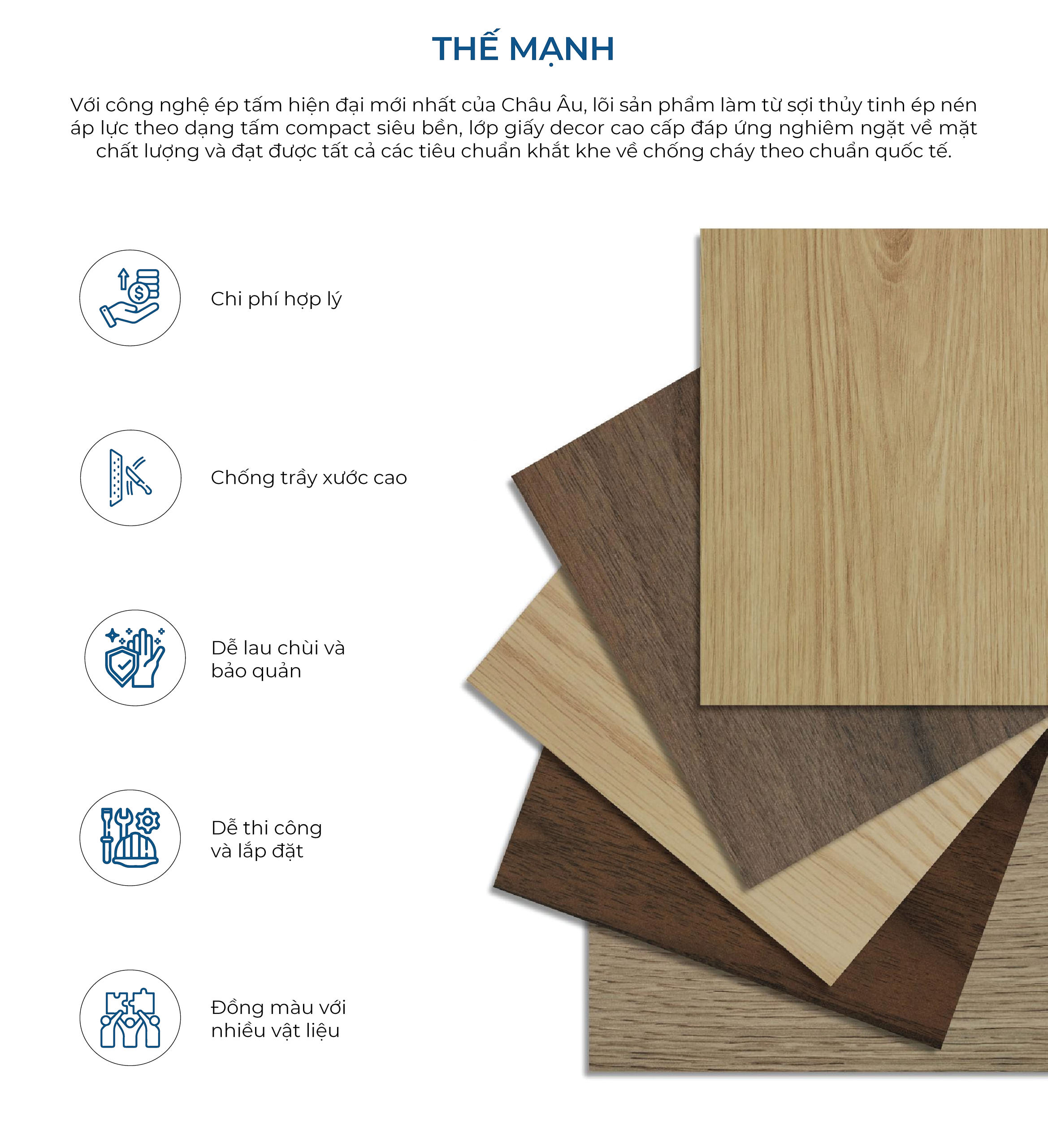 An Cường giới thiệu một giải pháp decor kết hợp hoàn hảo giữa tính năng chống cháy vượt trội và thiết kế tinh tế - Tấm chống cháy decor cho nhà cao tầng (Fire Proof Board).