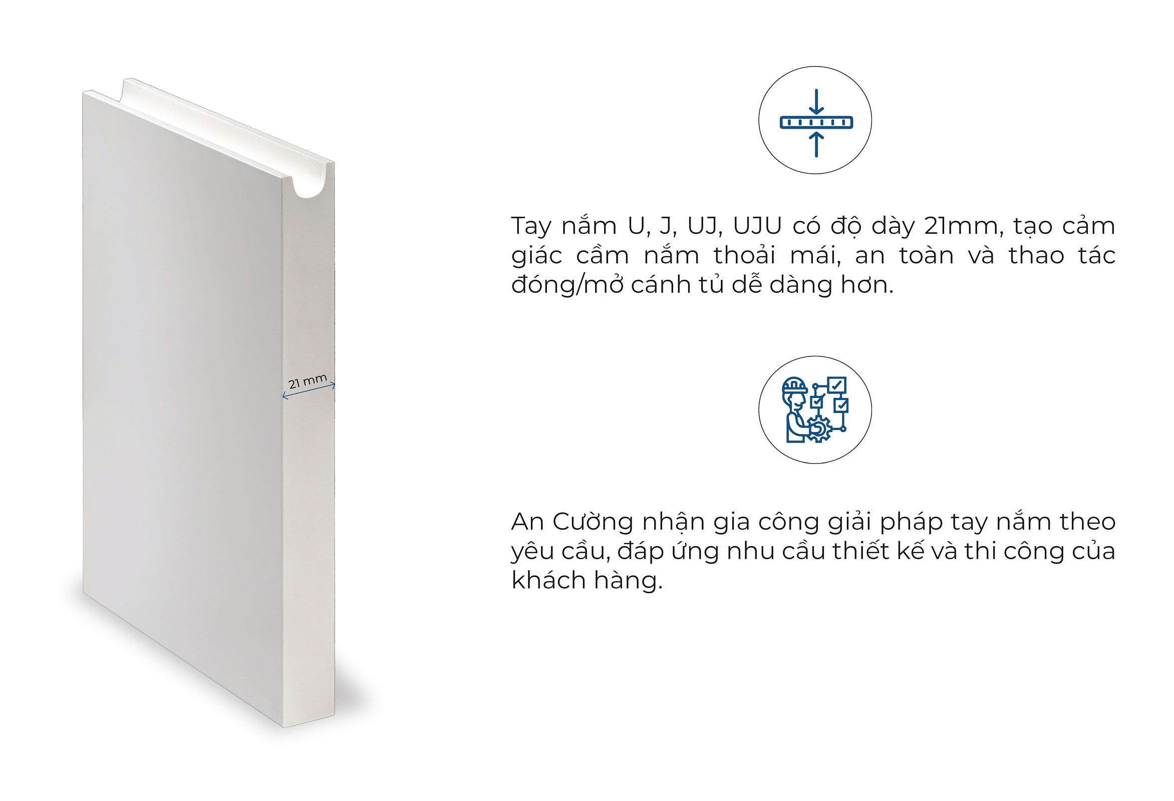 GIẢI PHÁP TAY NẮM - ĐIỂM NHẤN TINH TẾ CHO KHÔNG GIAN BY AN CƯỜNG