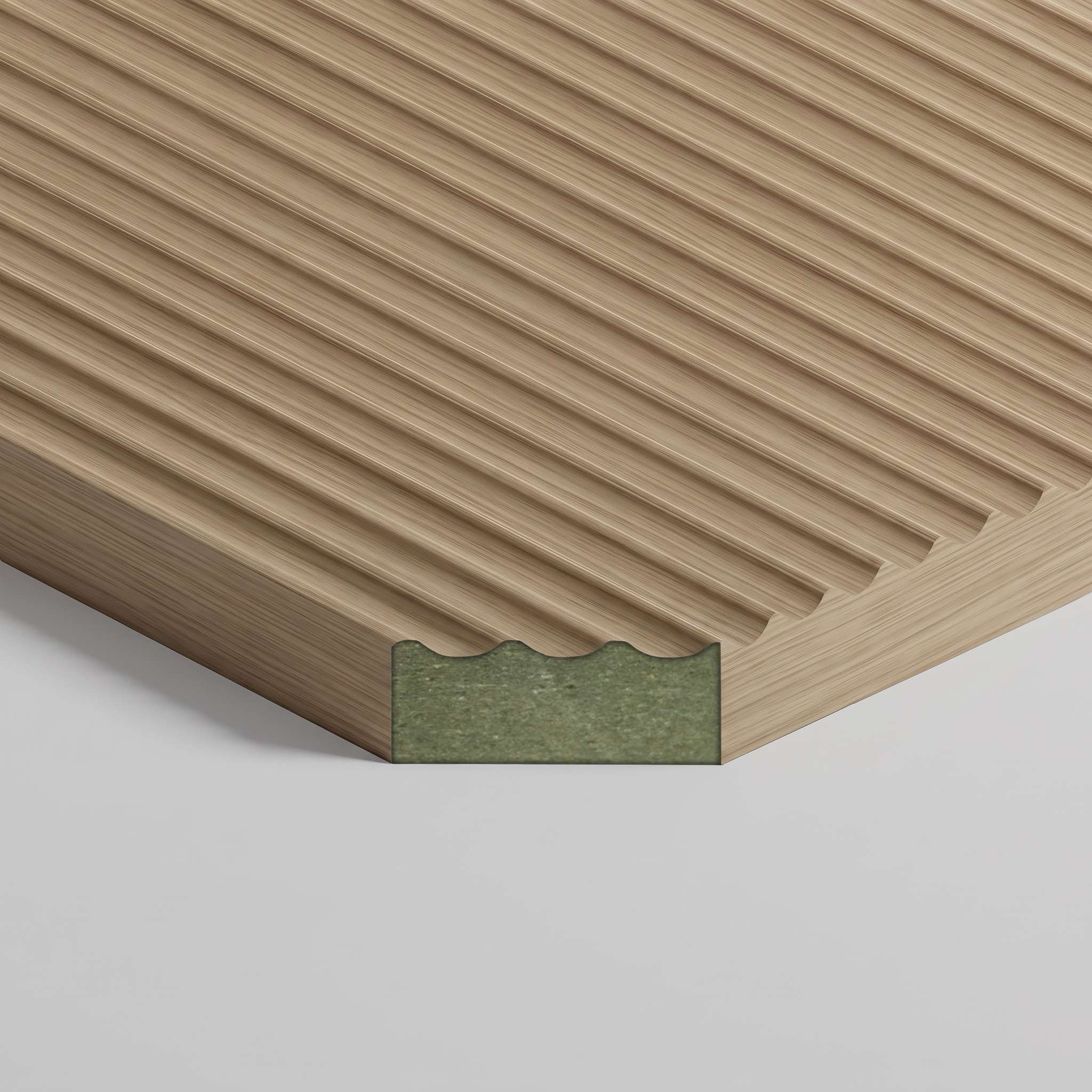 PPET-Faced Moisture-Resistant MDF 3D Panel