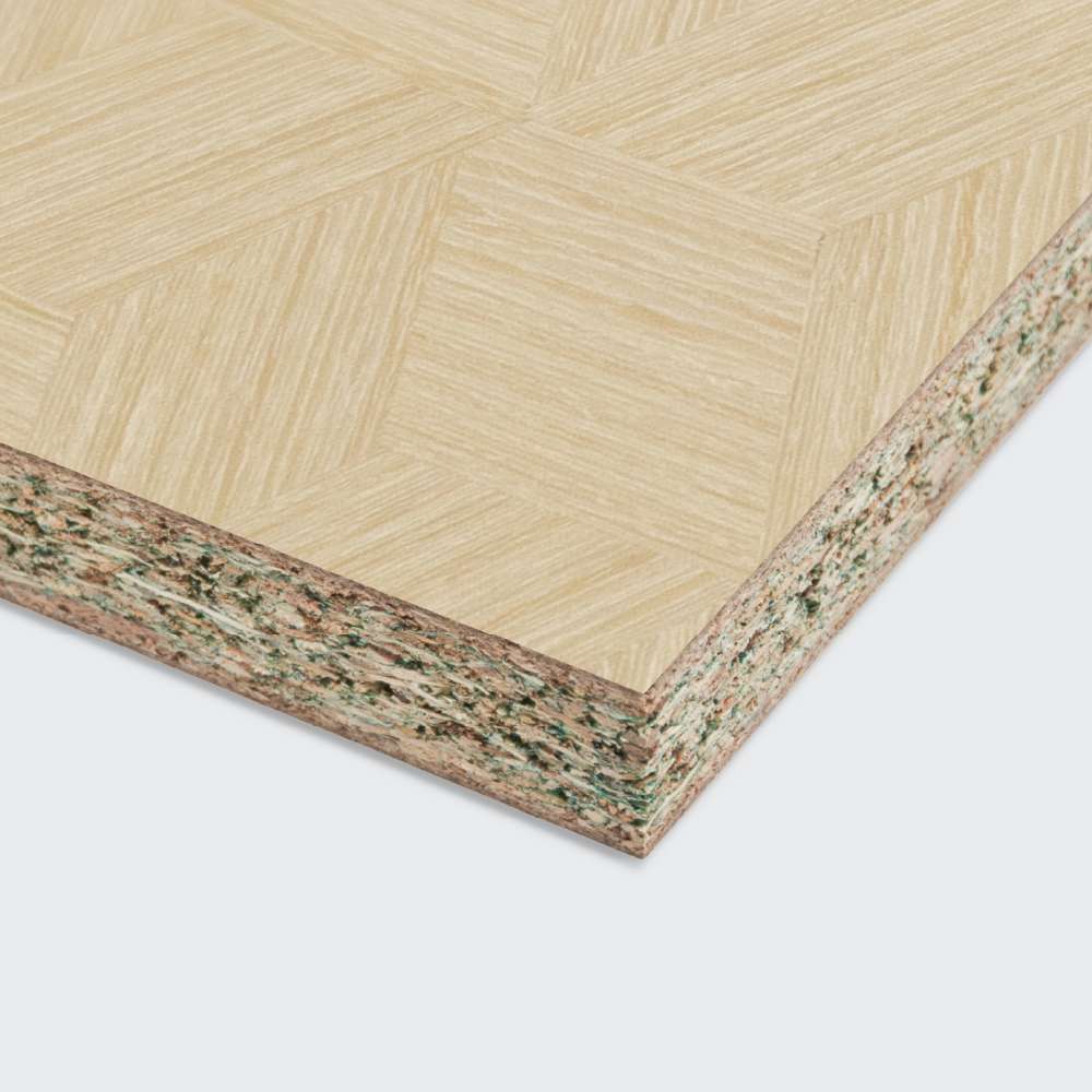 Veneer-Faced Moisture-Resistant Chipboard
