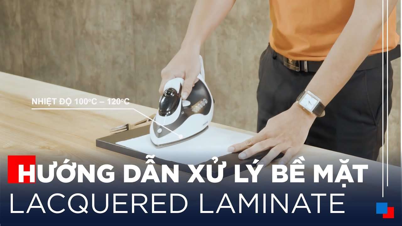 INSTRUCTIONS FOR HANDLING SCRATCHES ON LACQUERED LAMINATE SURFACE